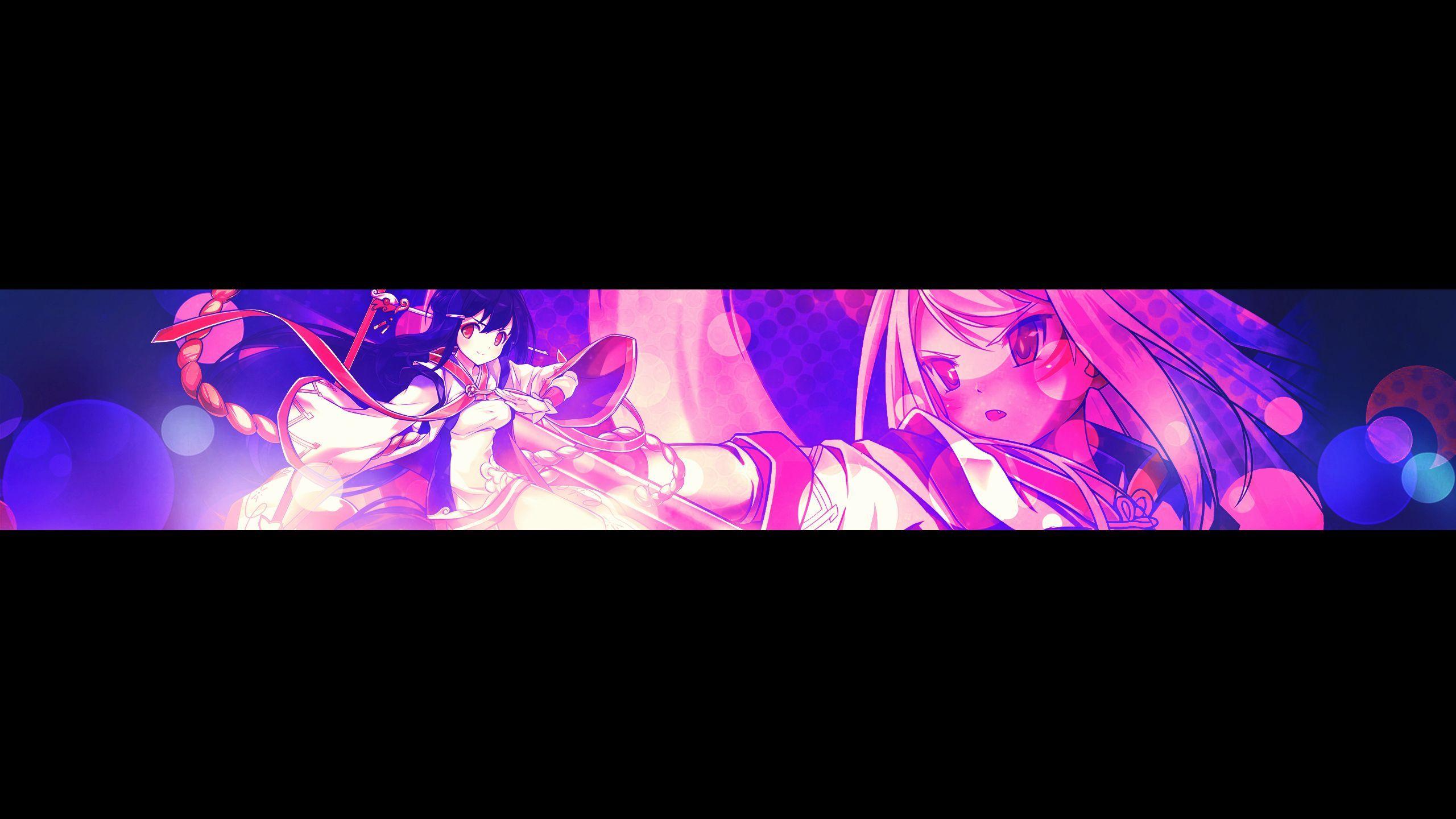 2560x1440 Anime Youtube Banner Wallpaper