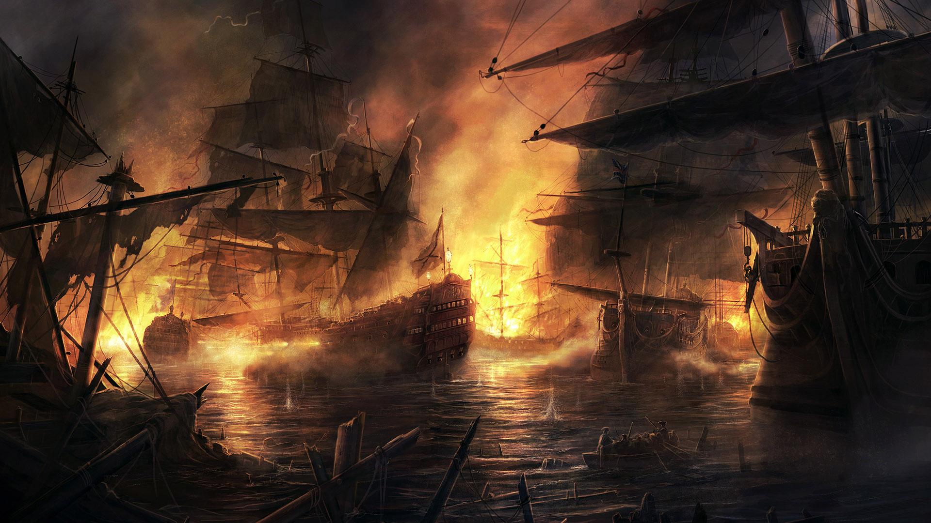 1920x1080 War at Sea Wallpaper. Sea Dinosaurs Wallpaper, Interesting Sea Horse Wallpaper and Undersea Wallpaper