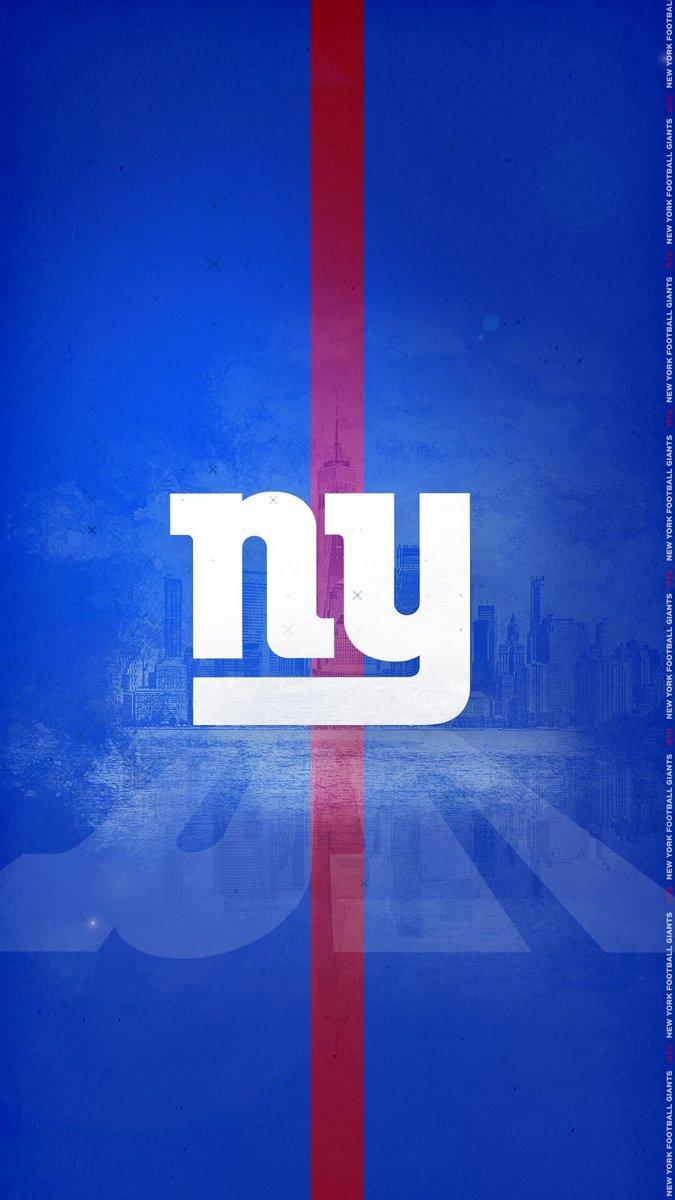 Download Minimalist New York Giants Logo Wallpaper