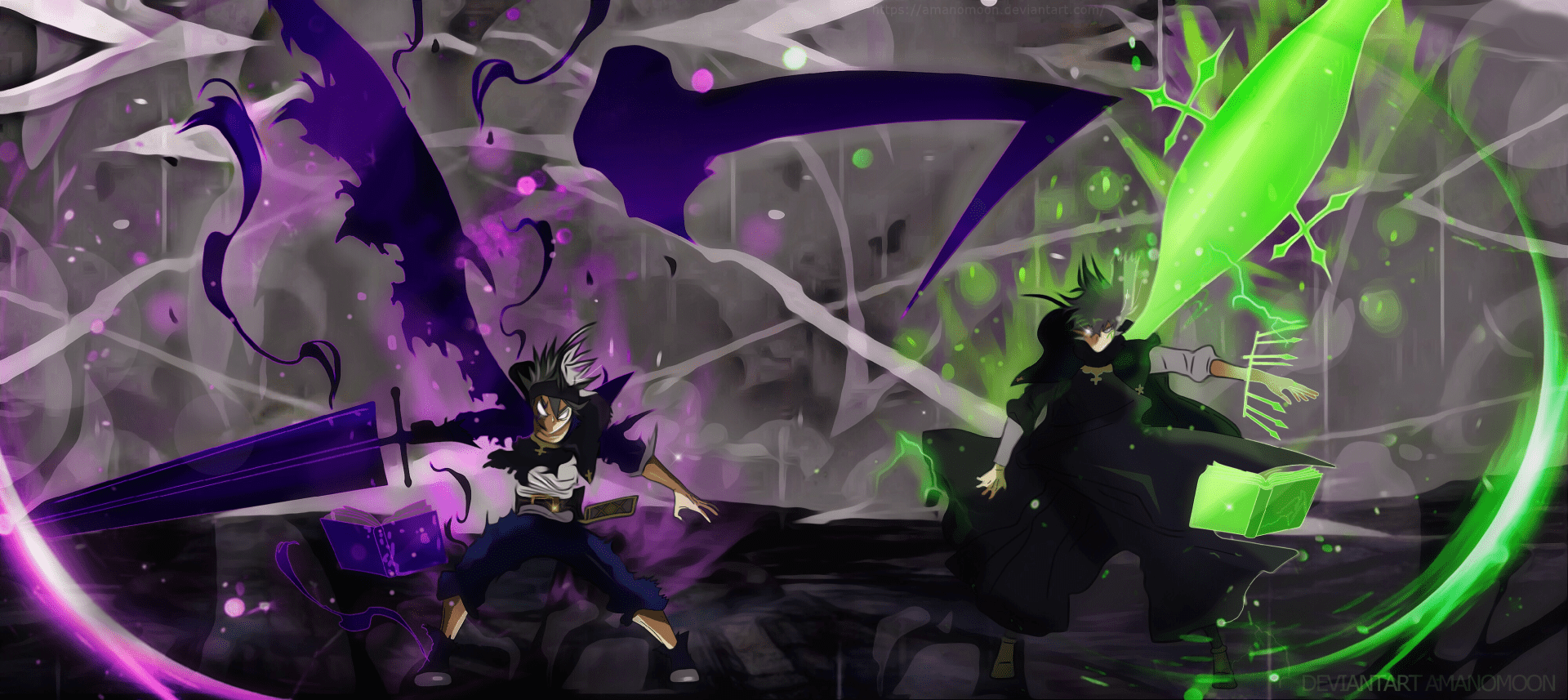 1920x857 Yuno (Black Clover) HD Wallpaper and Background Image