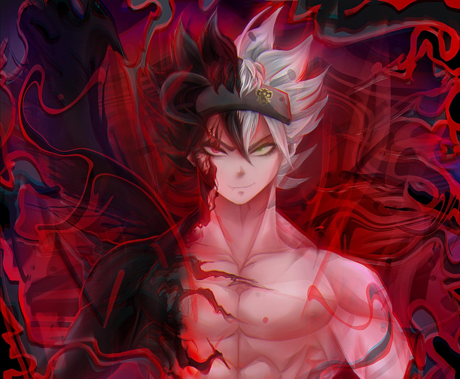 Red and Black: Asta Union Mode! Fanart/Wallpaper that I made : r