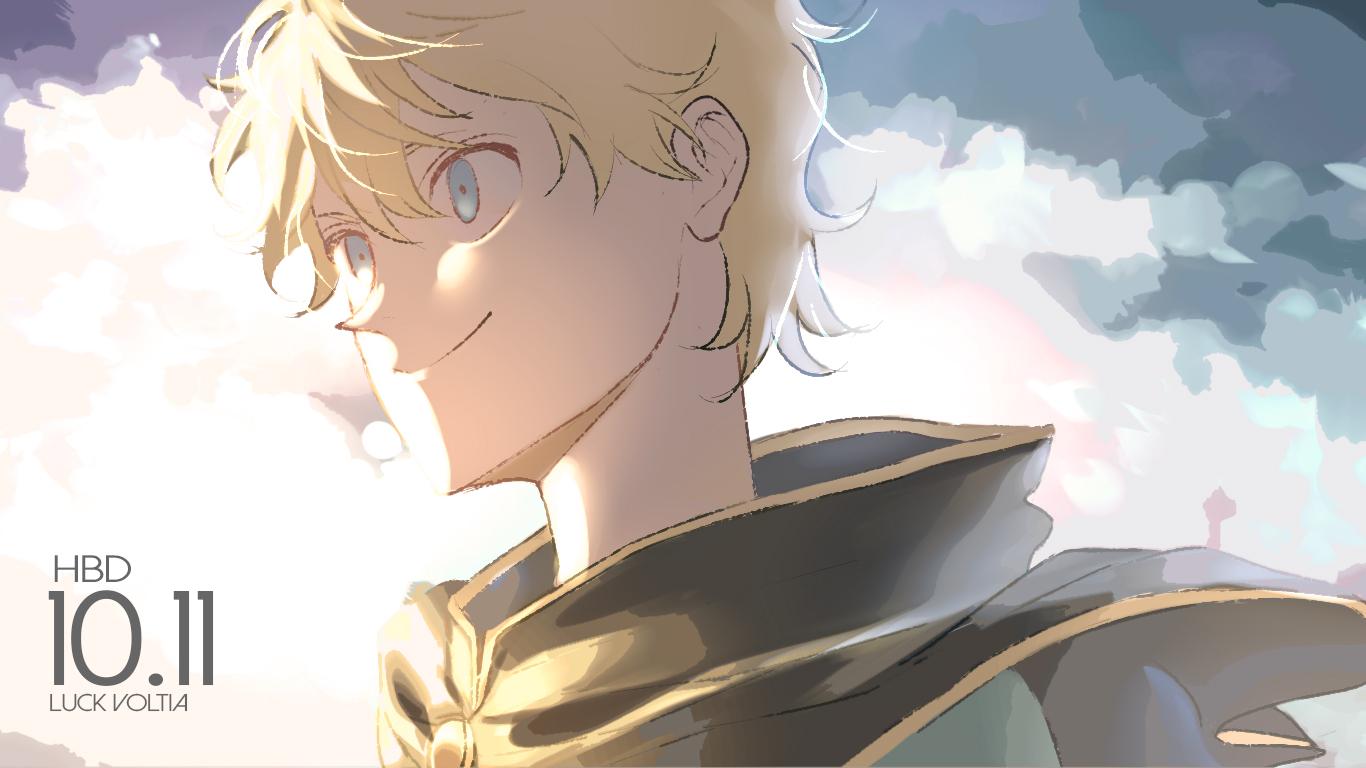 1366x768 Luck.Voltia Clover Fan Art