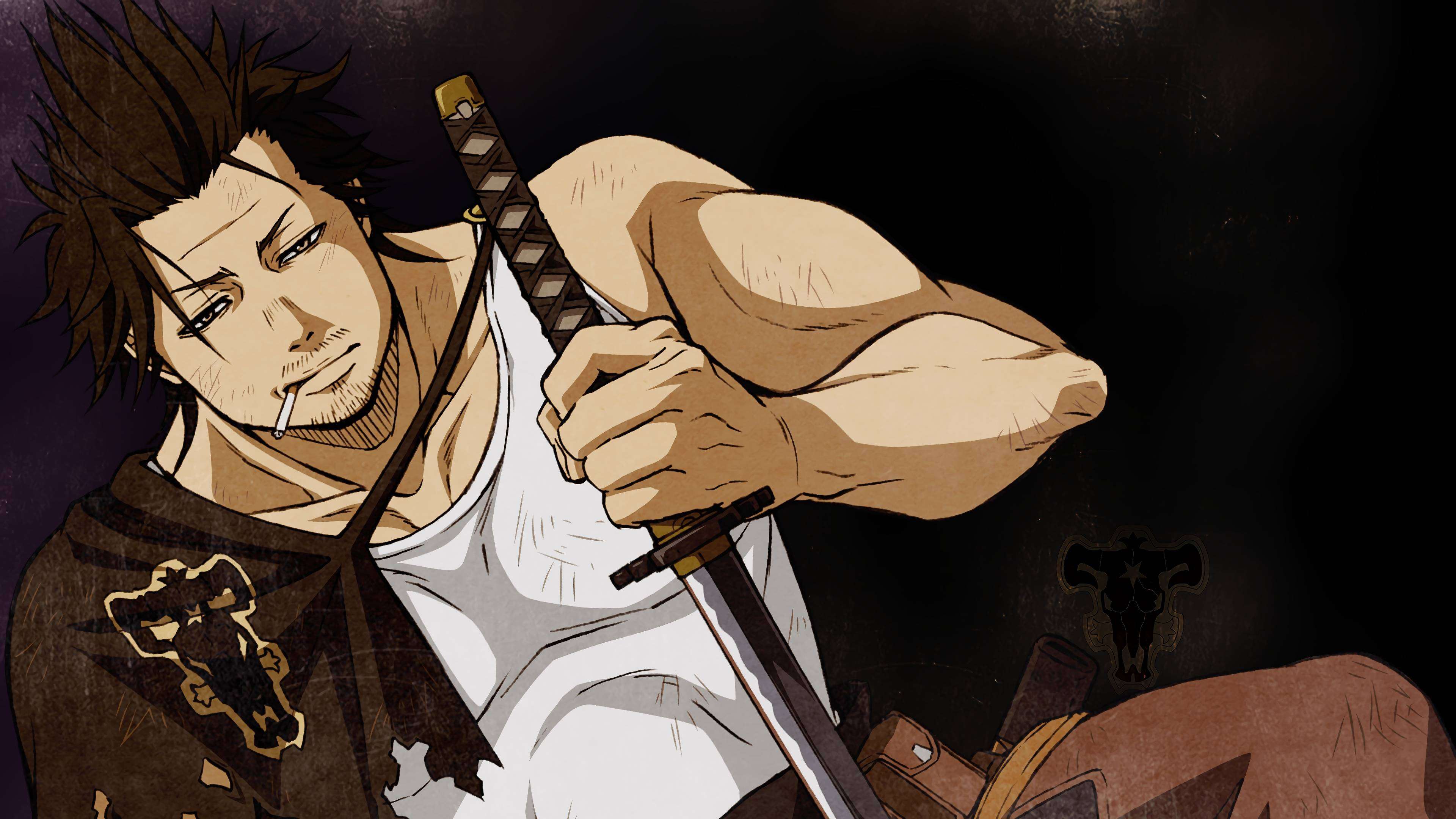 3840x2160 Black Clover Yami Sukehiro Wallpaper