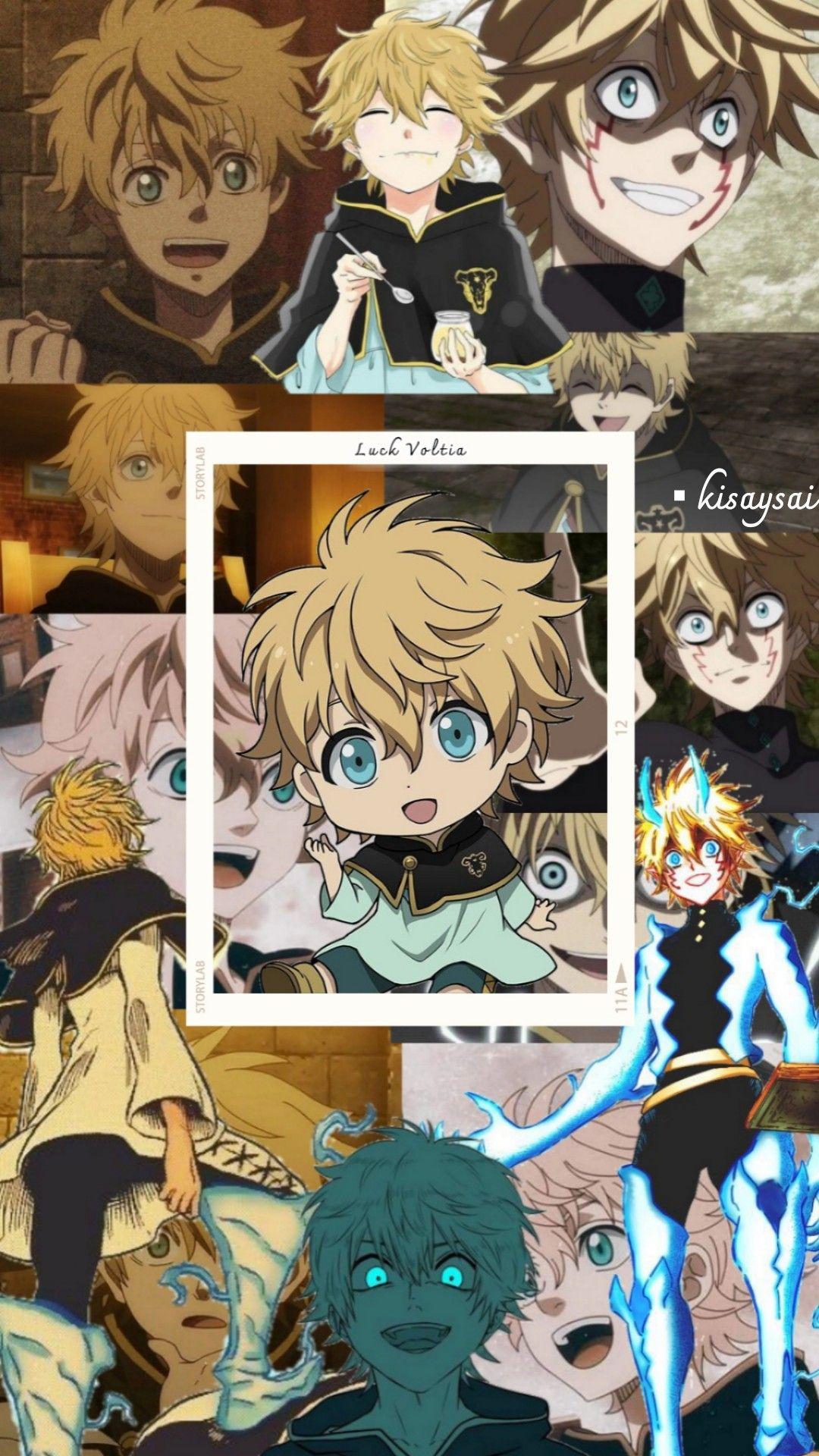 1080x1920 luck❤ #blackclover #luckvoltia #blackbulls #storylab #animewallpaper. Ilustrasi karakter, Ilustrasi, Animasi