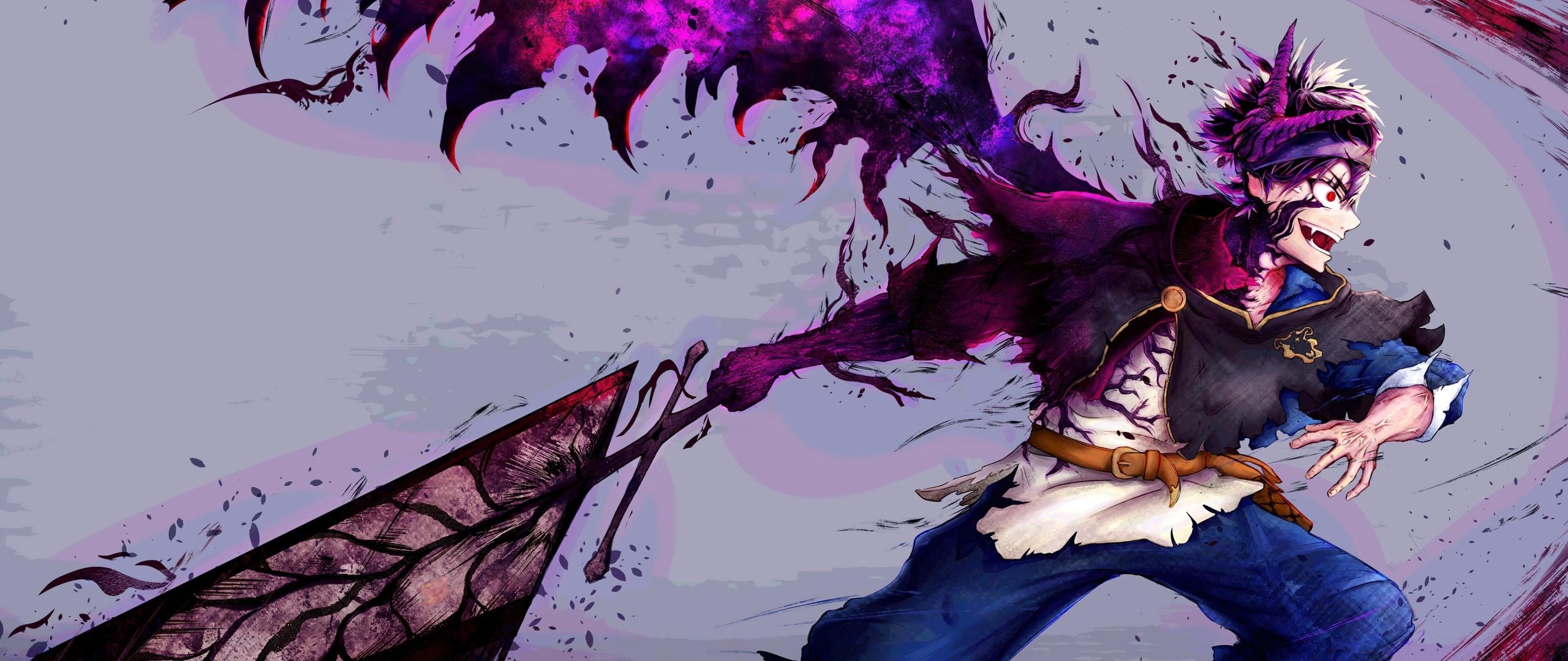 2560x1080 Asta Cool Black Clover 2560x1080 Resolution Wallpaper, HD Anime 4K Wallpaper