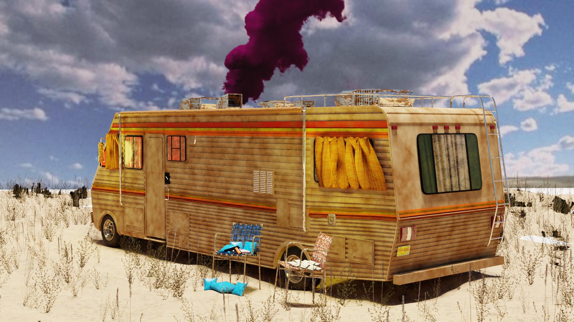 1920x1080 Breaking Bad RV In Blender