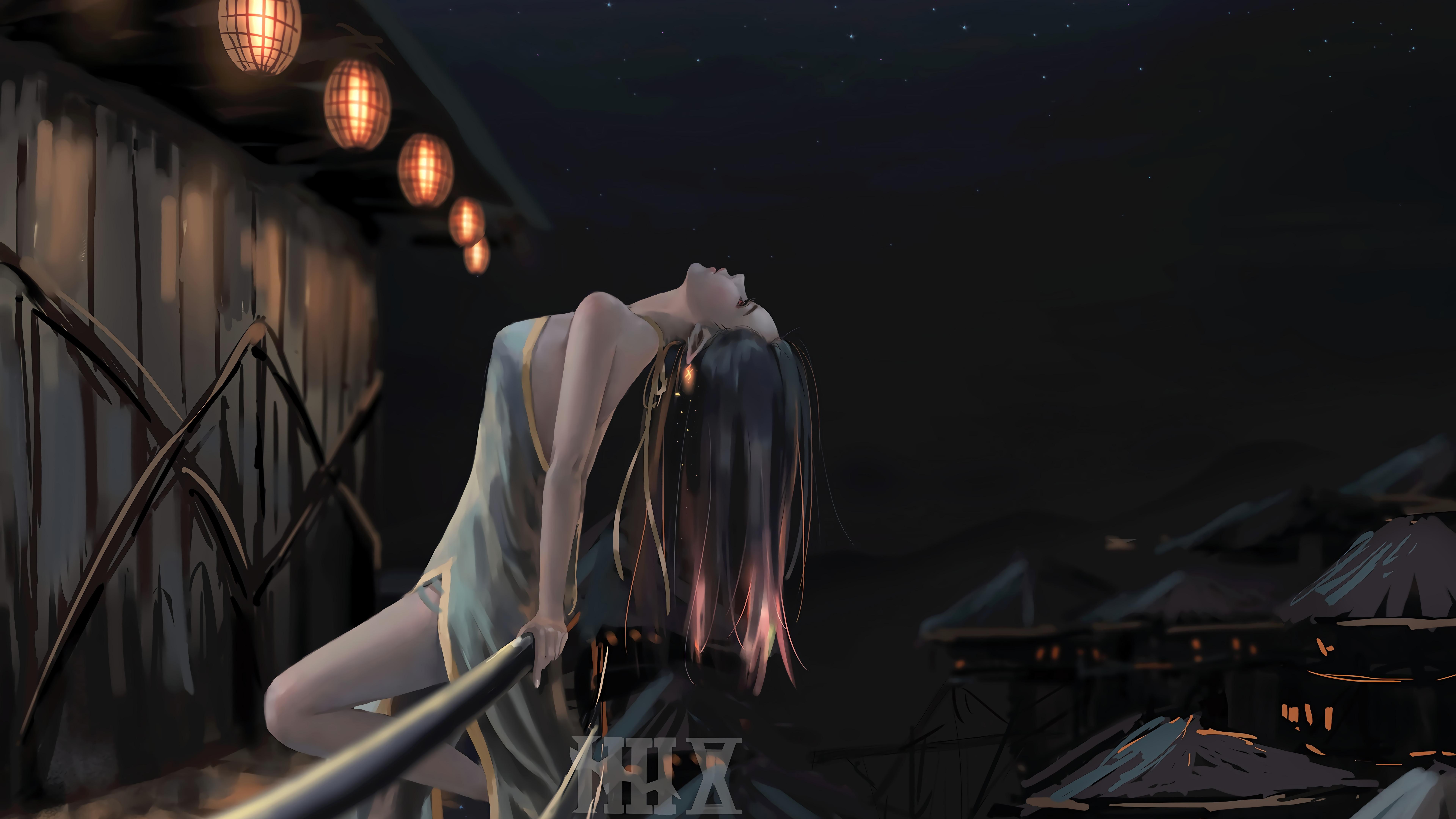 7680x4320 Anime Girl Art 8k 8k HD 4k Wallpaper, Image, Background, Photo and Picture