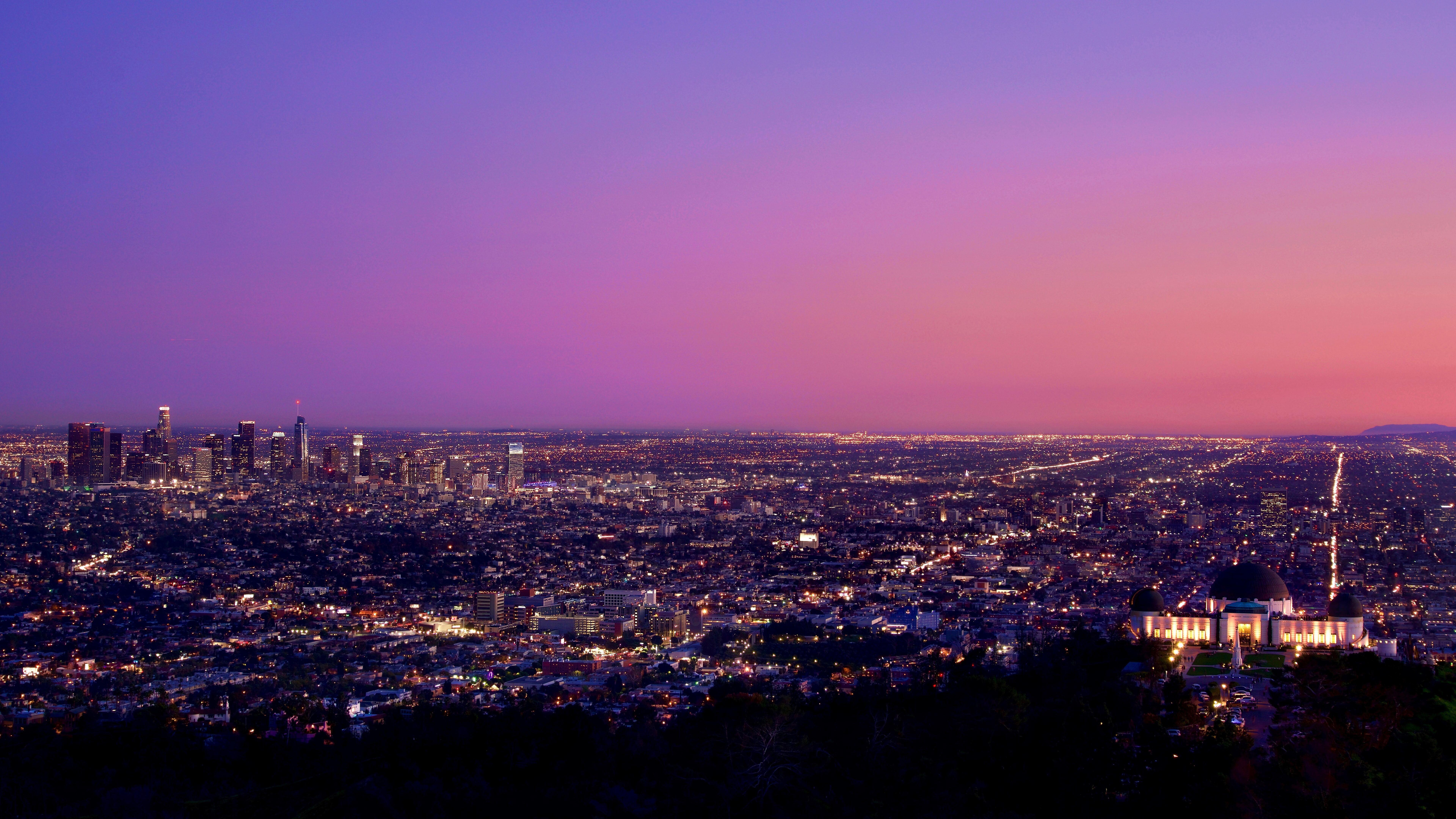 7680x4320 Los Angles City Sky 8k 8k HD 4k Wallpaper, Image, Background, Photo and Picture