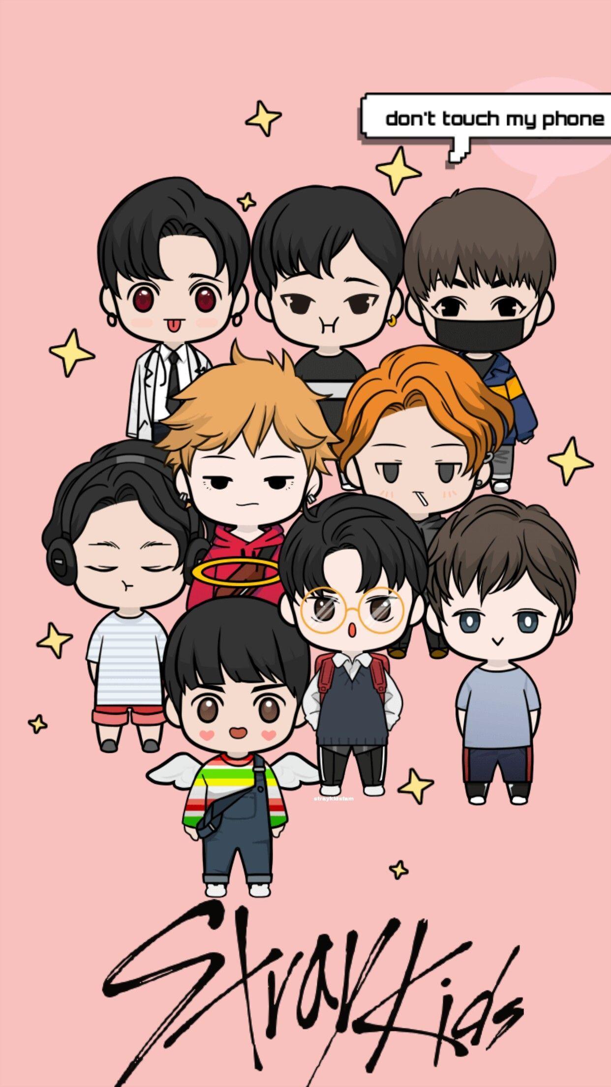 1242x2208 Stray Kids iPad Wallpaper