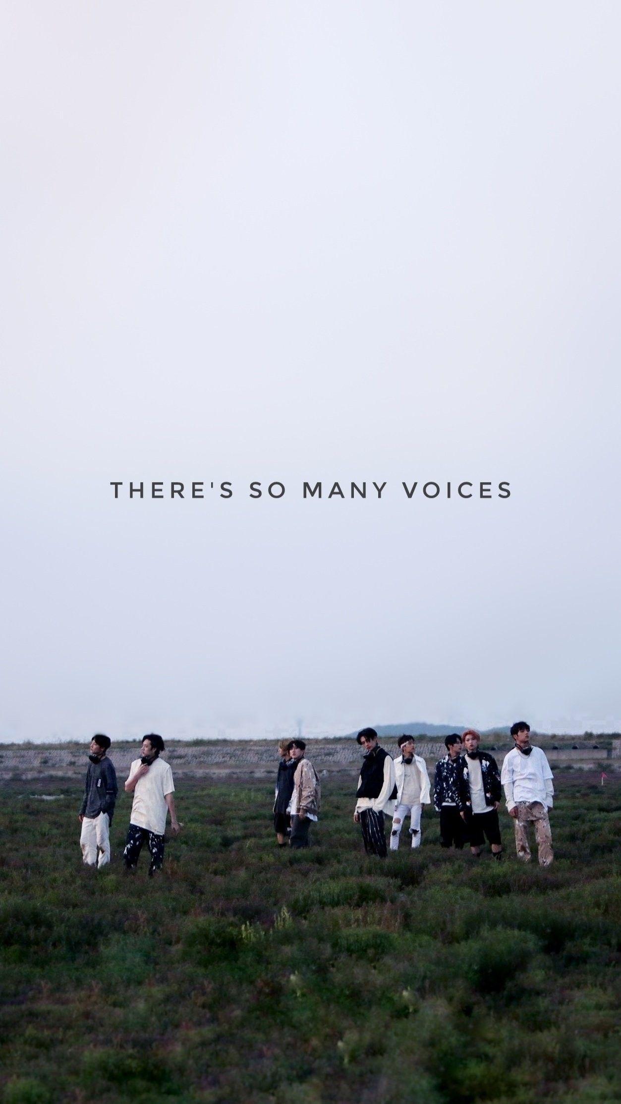 1253x2228 Stray Kids Lyrics Wallpaper Voices