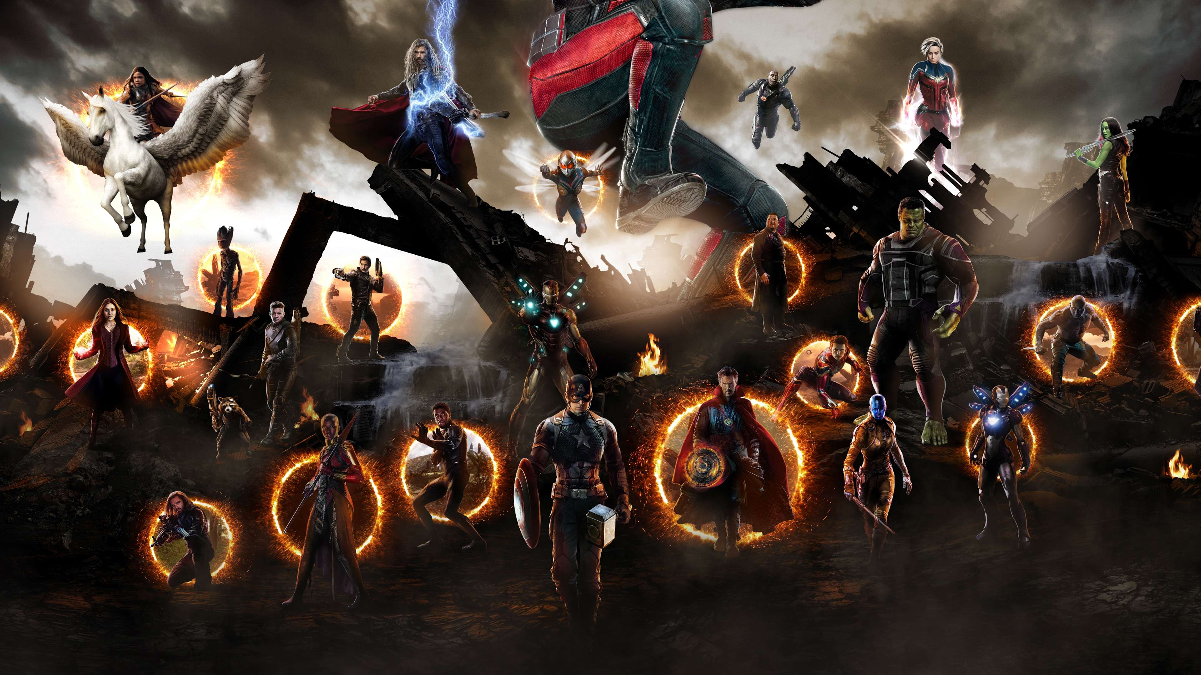 3840x2160 Avengers Endgame Artwork Wallpaper