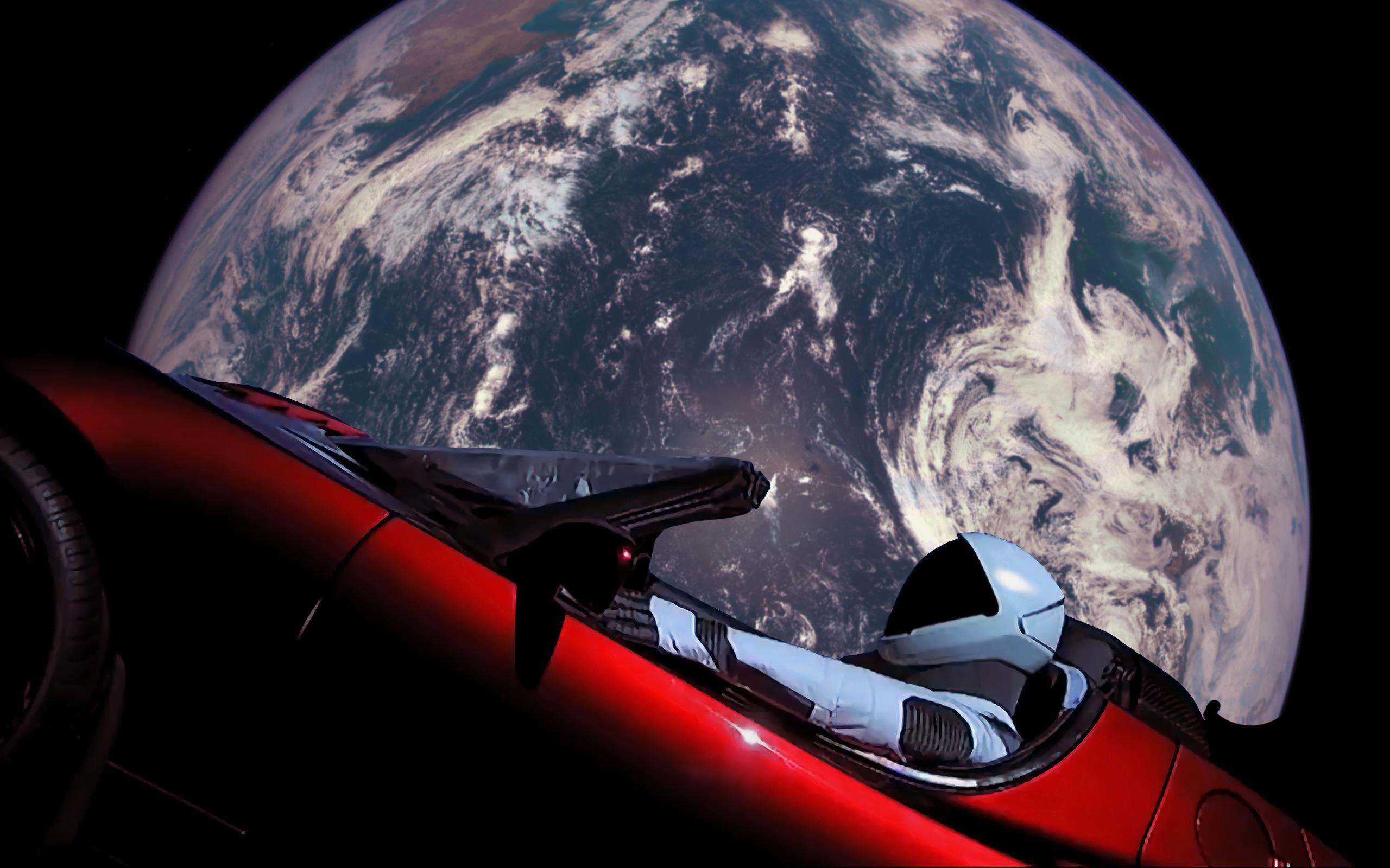 2560x1600 Spacex Starman Wallpaper HD HD Wallpaper