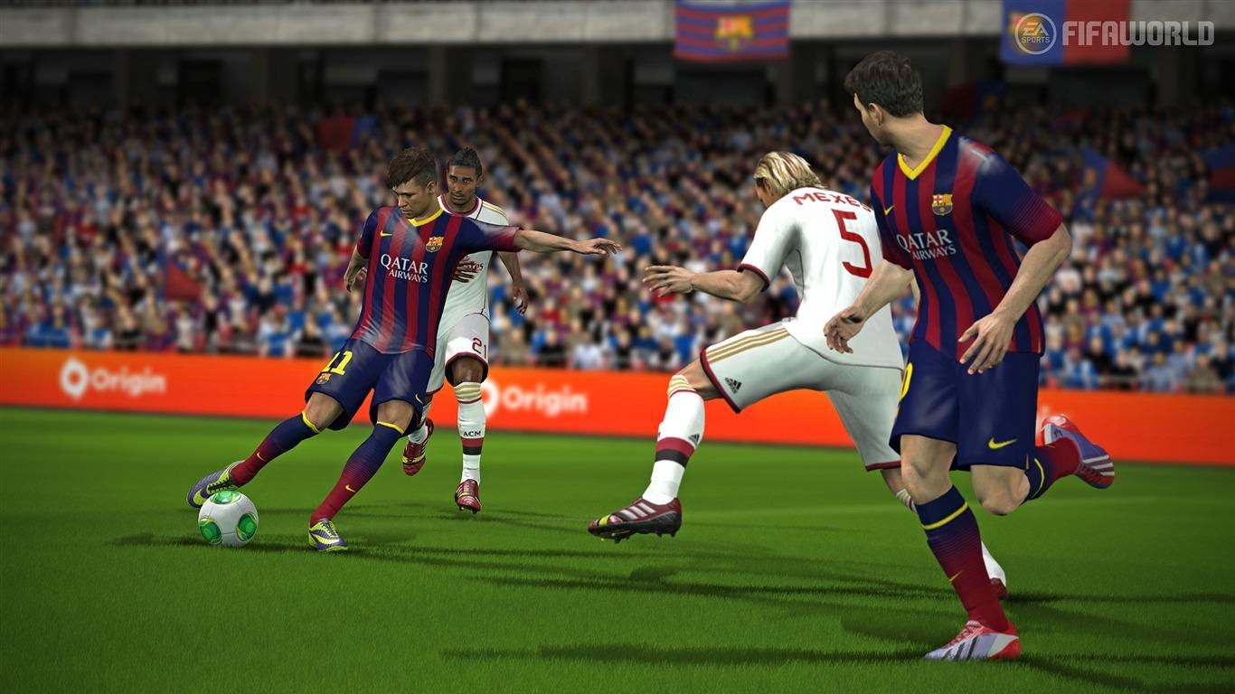 1366x768 FIFA 15 Game HD Desktop Wallpaper 03