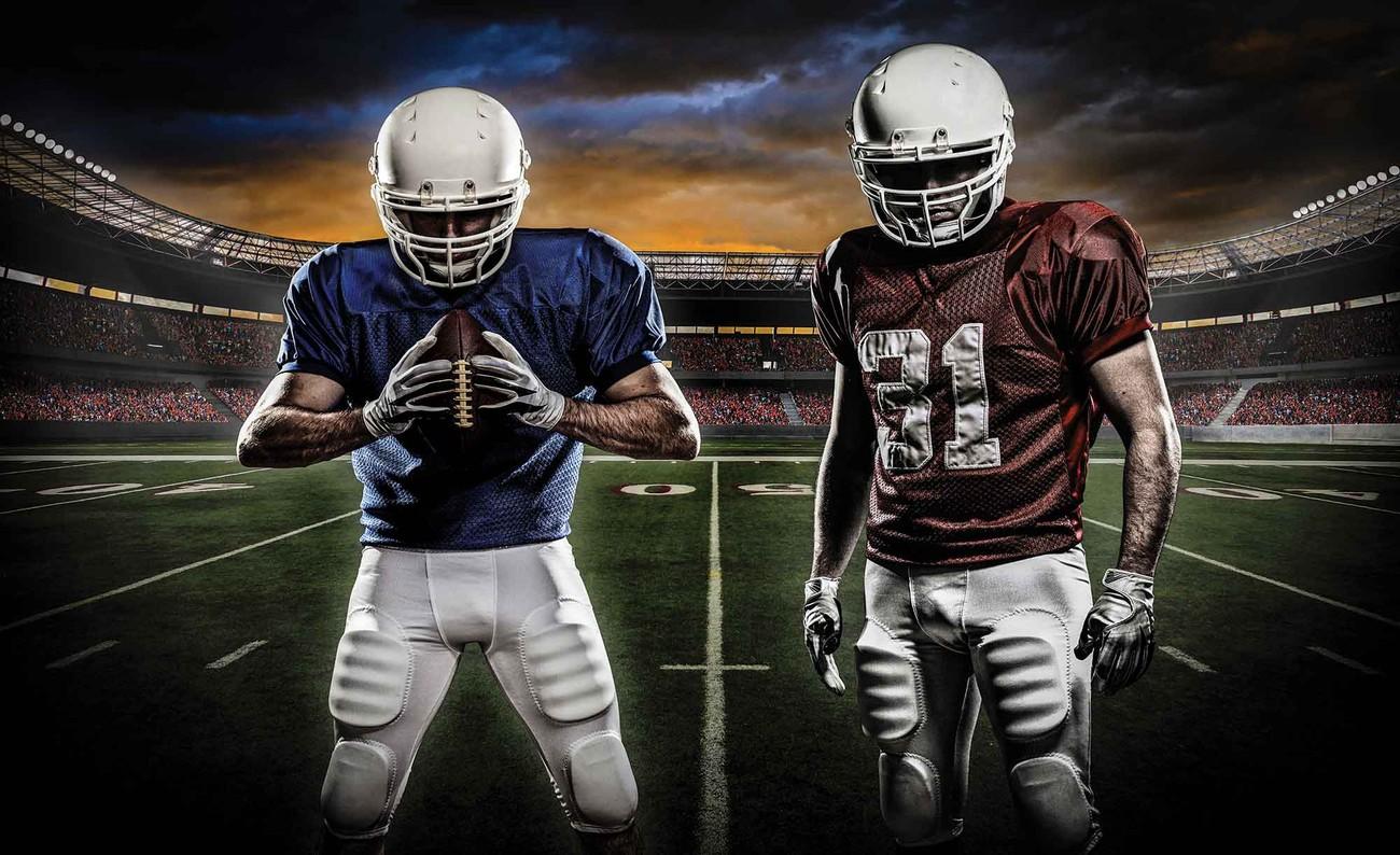 1300x794 American Football Stadium Wall Paper Mural. Buy at