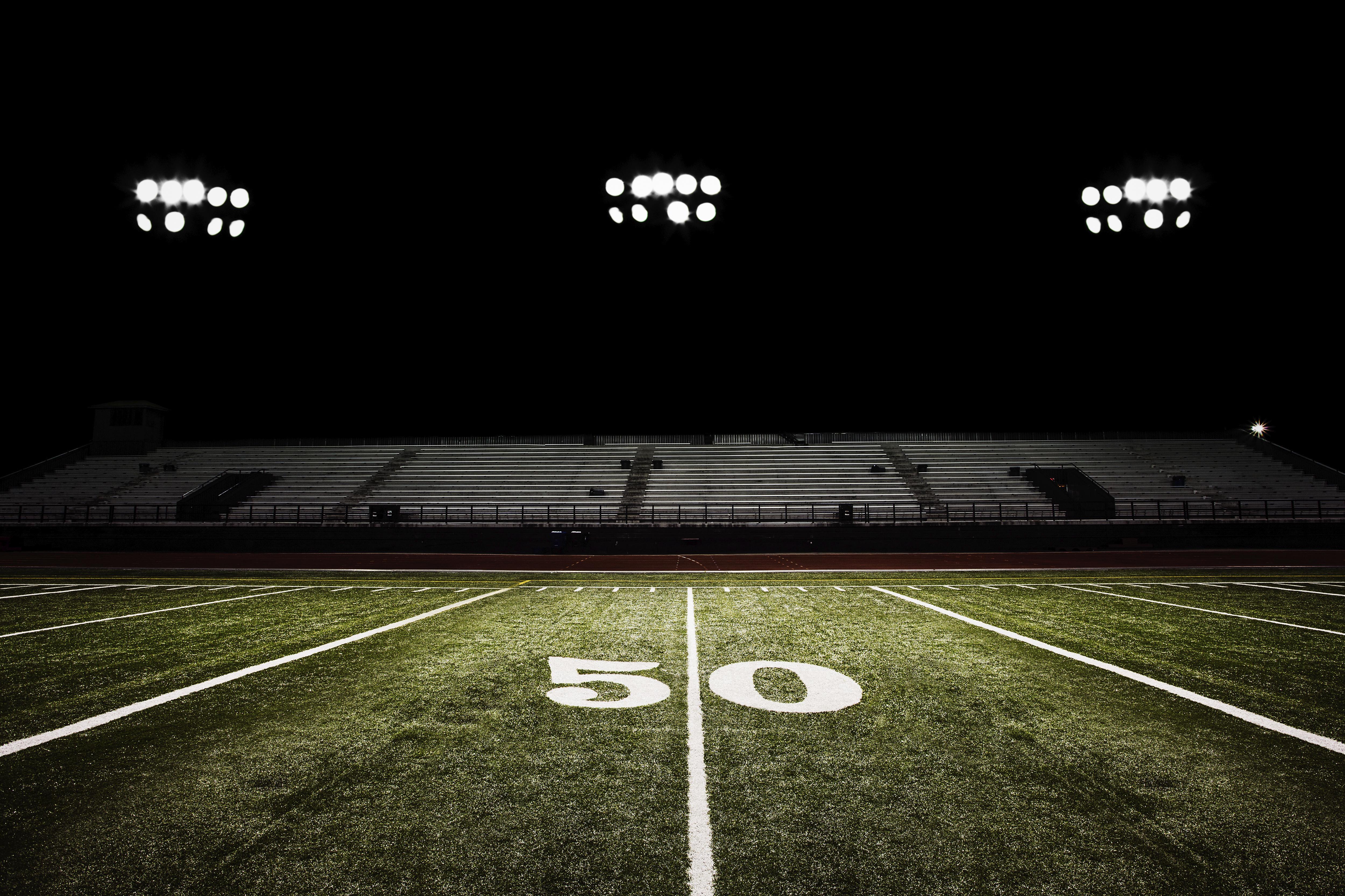 5000x3333 Football Field Background Background for Free PowerPoint Templates