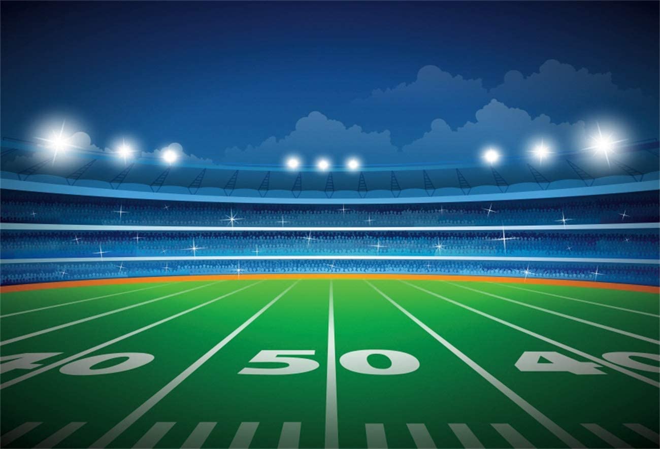 1300x885 Amazon.com : YEELE Cartoon American Football Stadium Backdrop 5x3ft Football Team Match Photography Background Super Bowl Party Sport Theme Rugby Match Game Photobooth Prop Digital Wallpaper : Camera & Photo