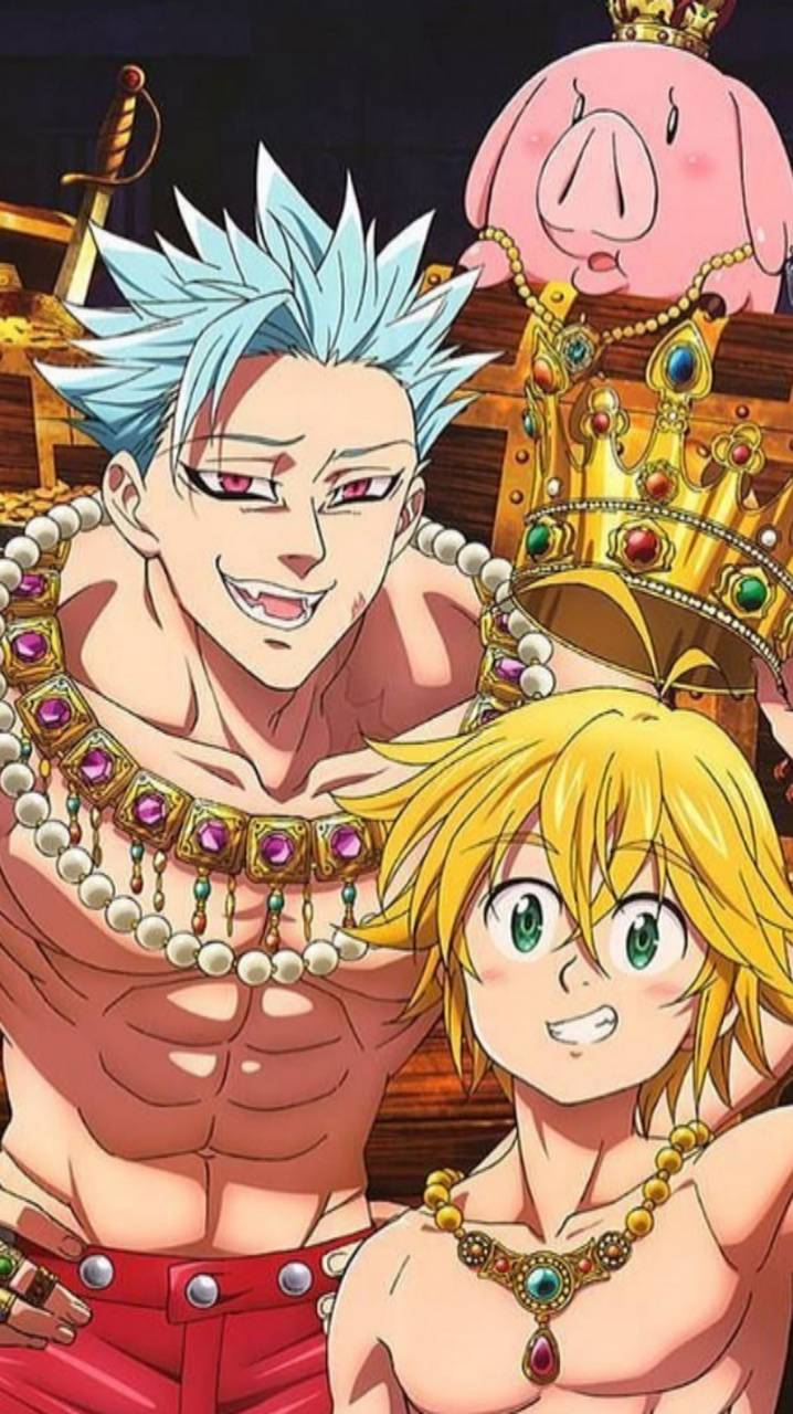 718x1280 Ban And Meliodas wallpaper