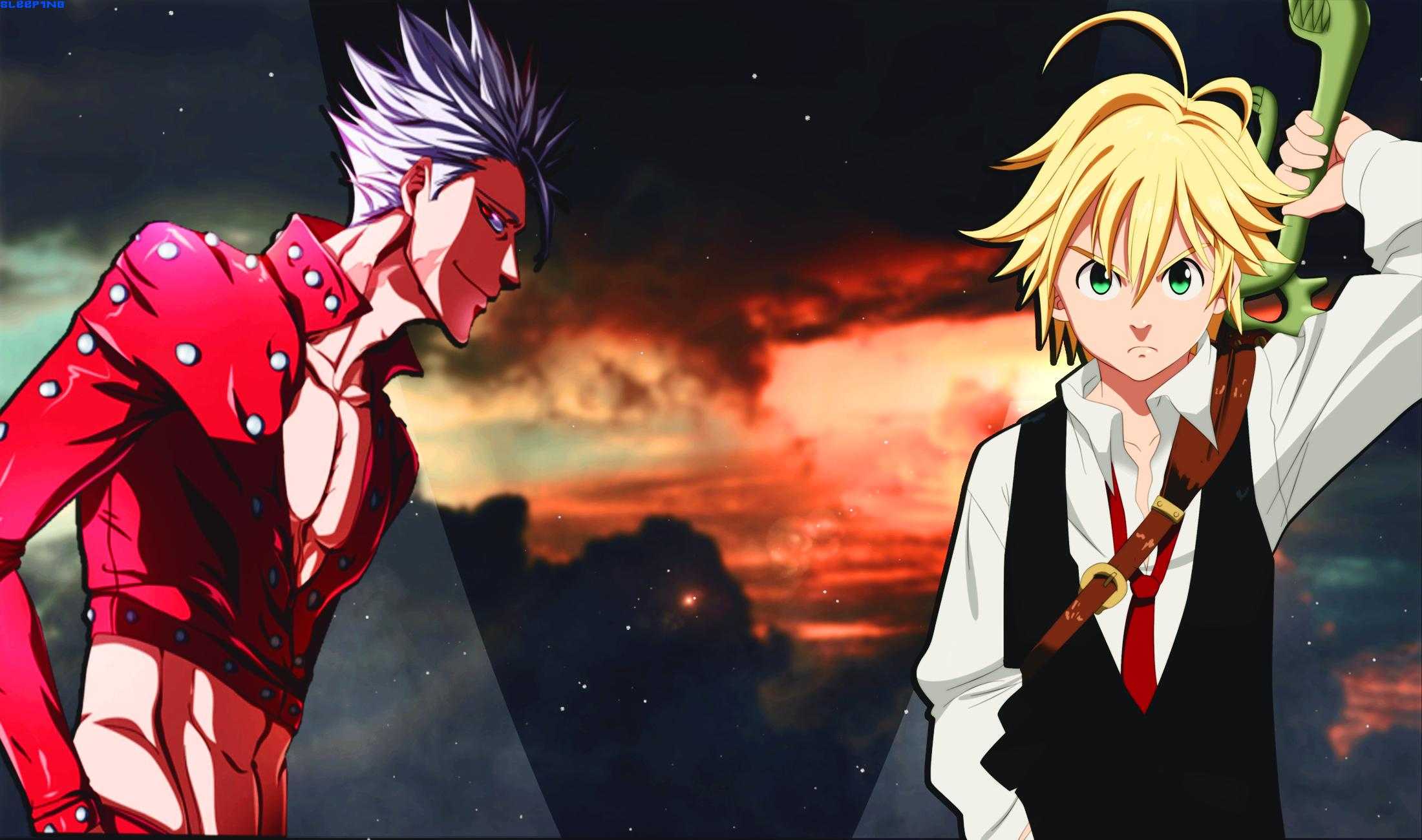 2200x1300 Ban and Meliodas Wallpaper Free HD Wallpaper