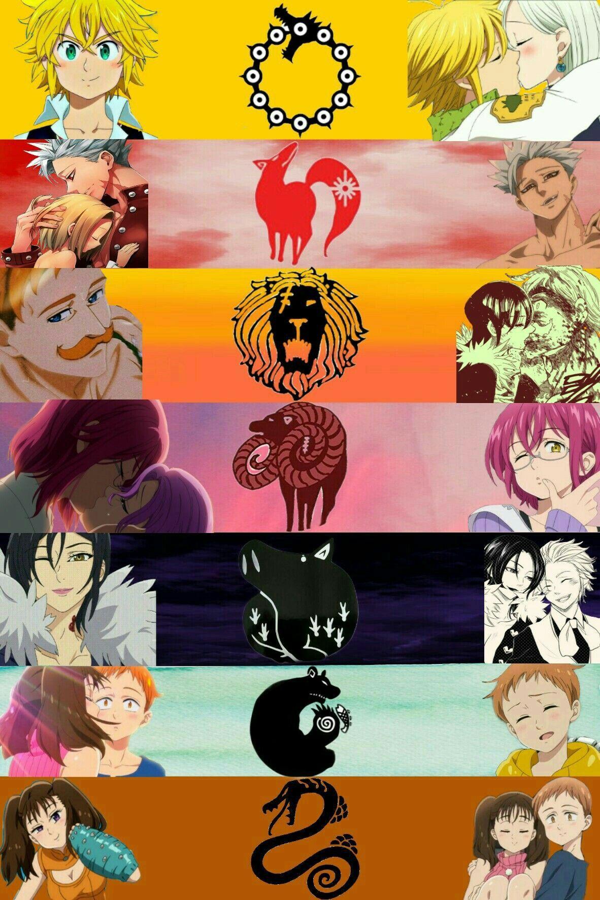 1182x1773 La estancia de siete. Seven deadly sins anime, Anime wallpaper, Anime king
