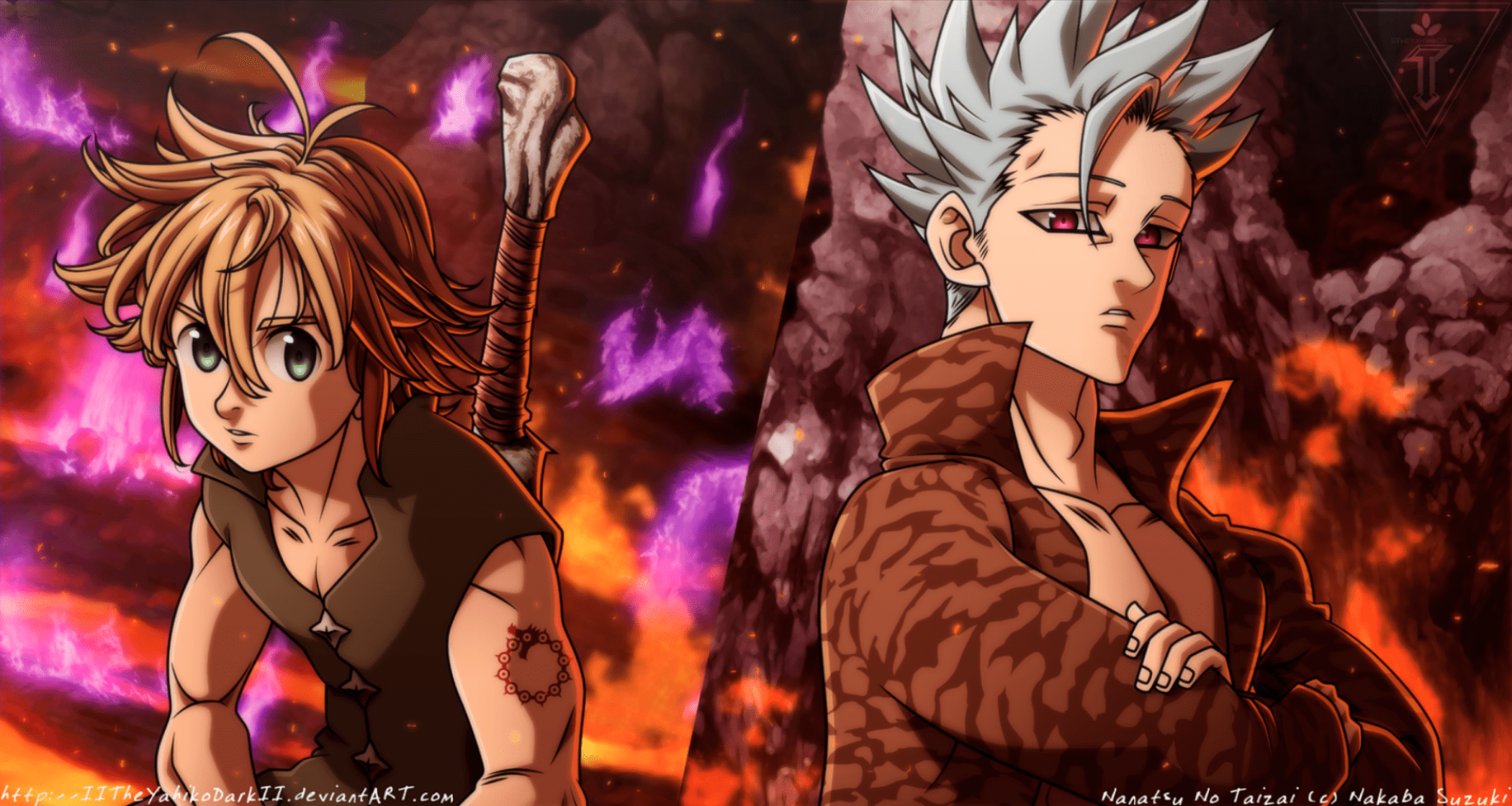 2100x1119 Game HD Anime Meliodas Wallpaper