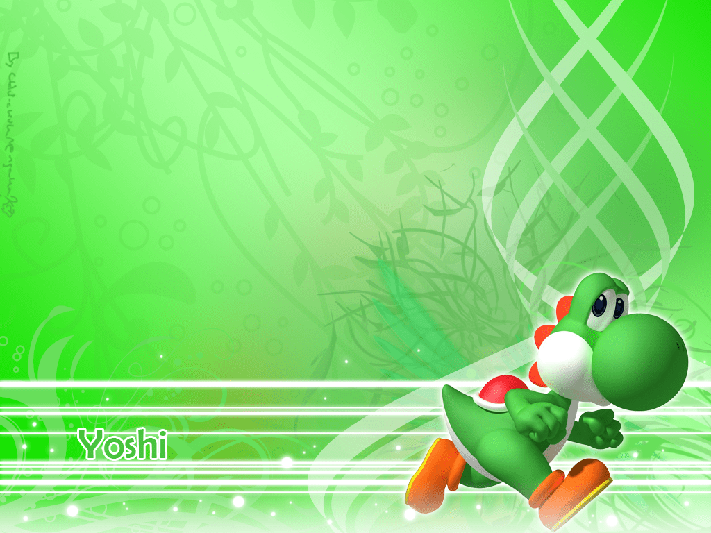1024x768 Mario & Yoshi