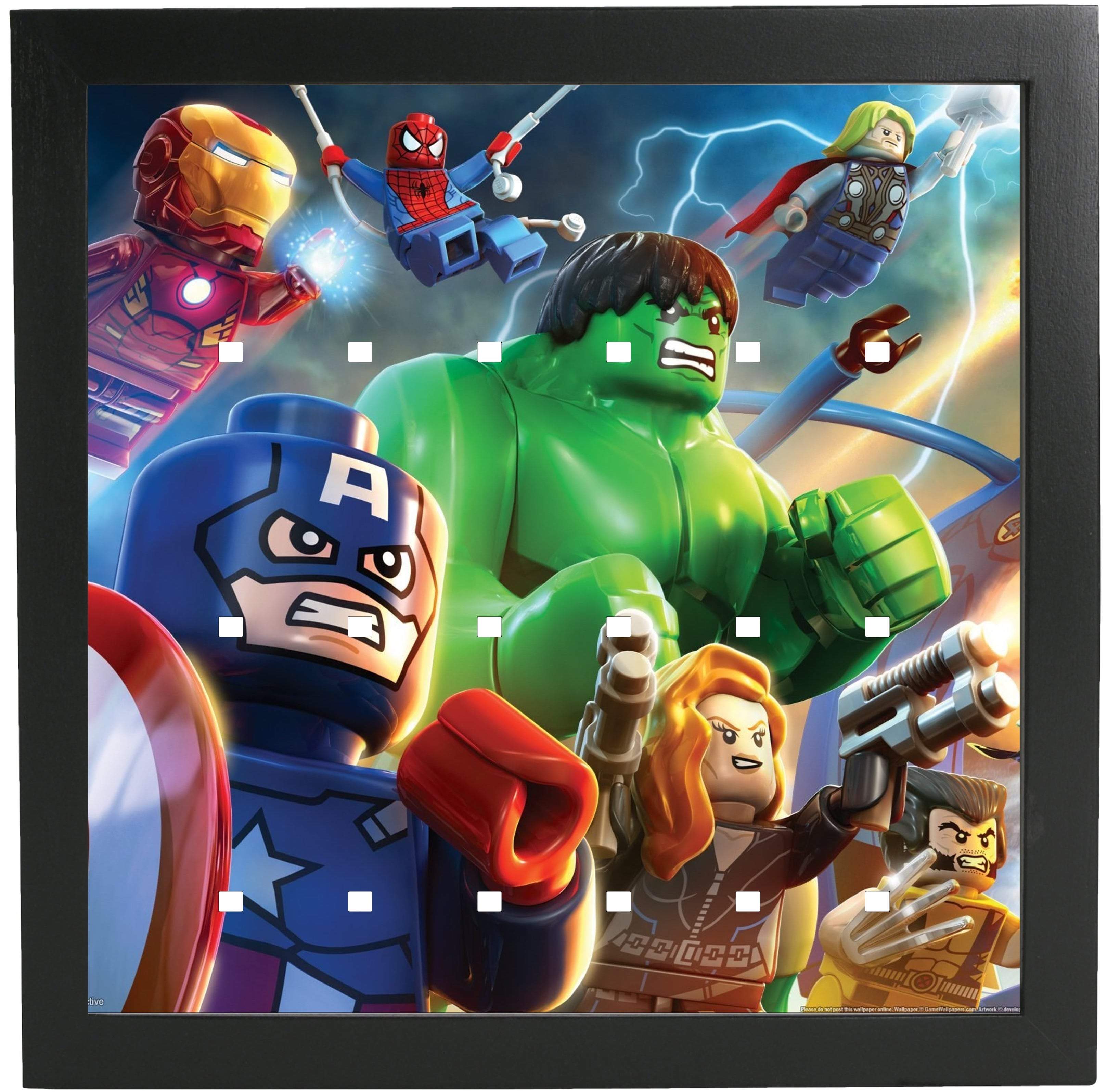 3235x3191 Hulk Display Frame for Marvel Super Heroes Minifigures