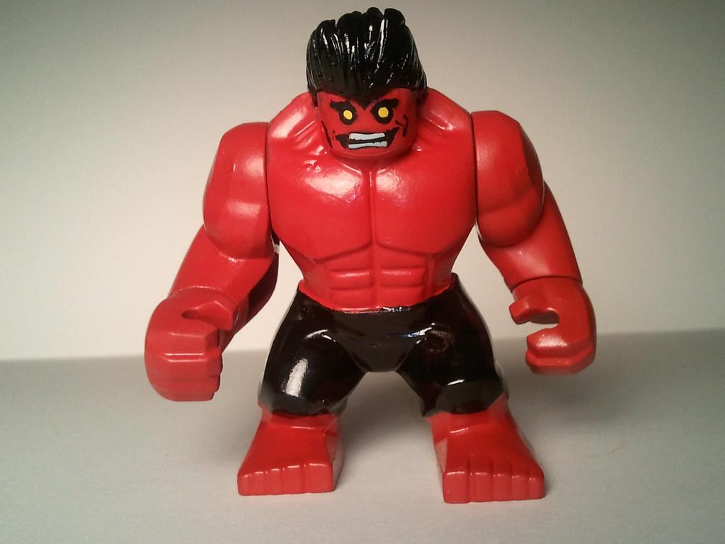1024x768 Custom Marvel Lego Red Hulk. Red HULK RULK