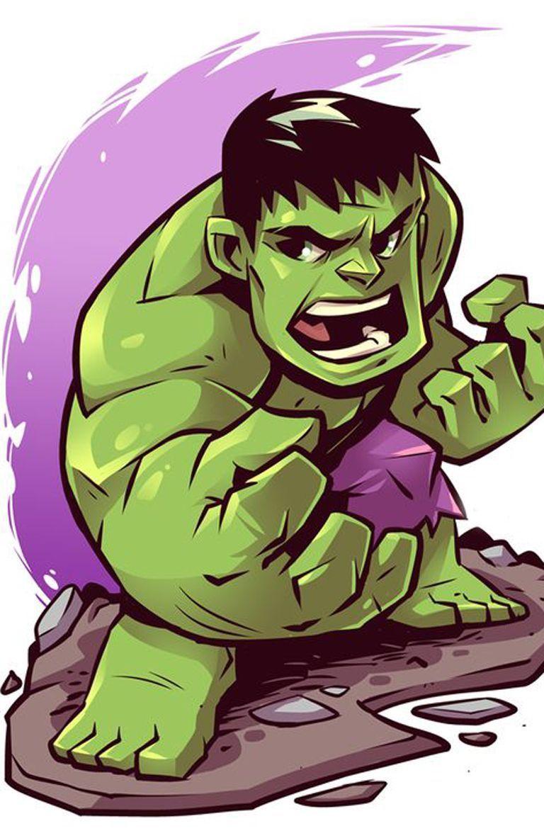 768x1183 Chibi Hulk Wallpaper