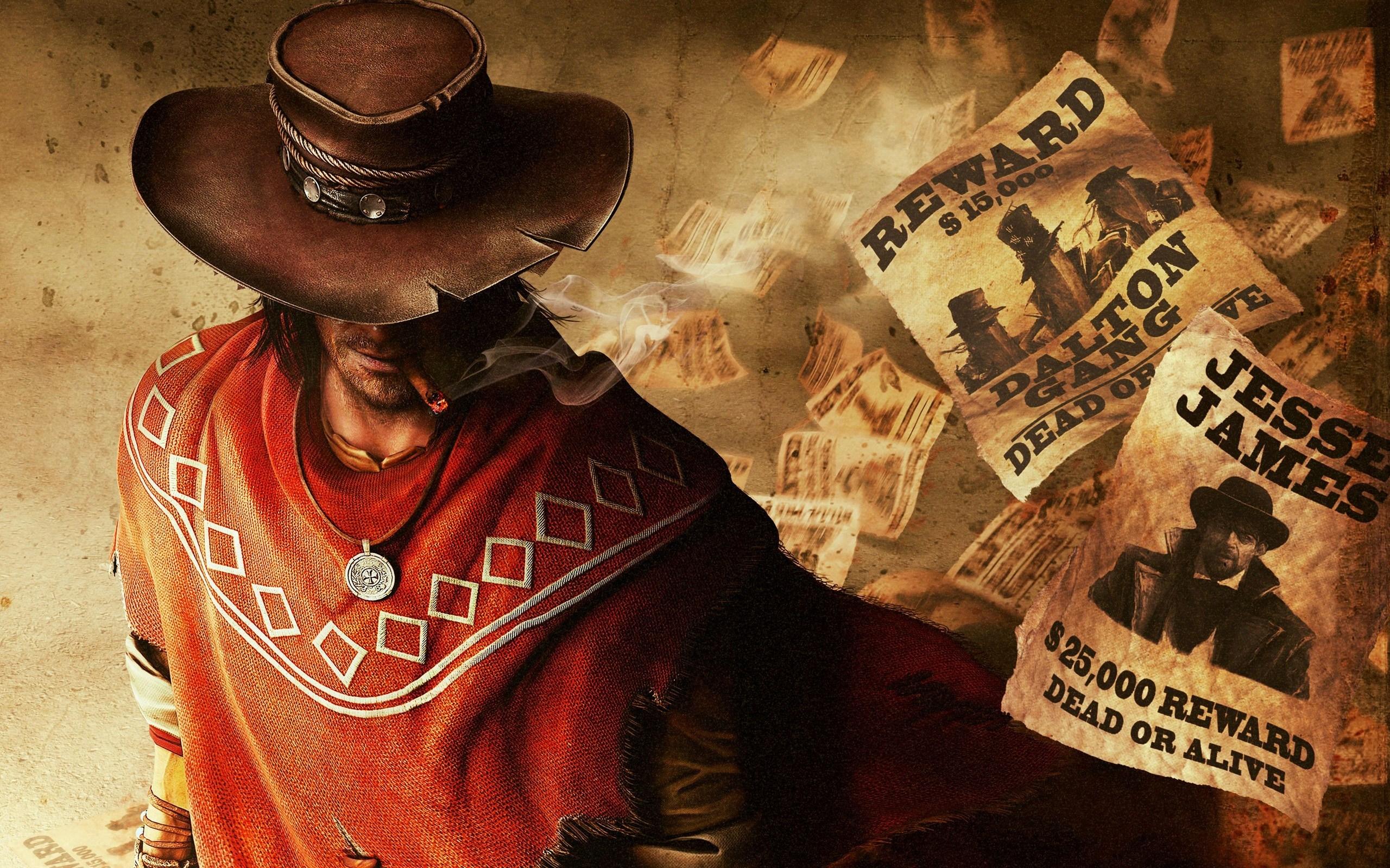 2560x1600 Call of Juarez Gunslinger Cowboy Wanted Game wallpaperx1600