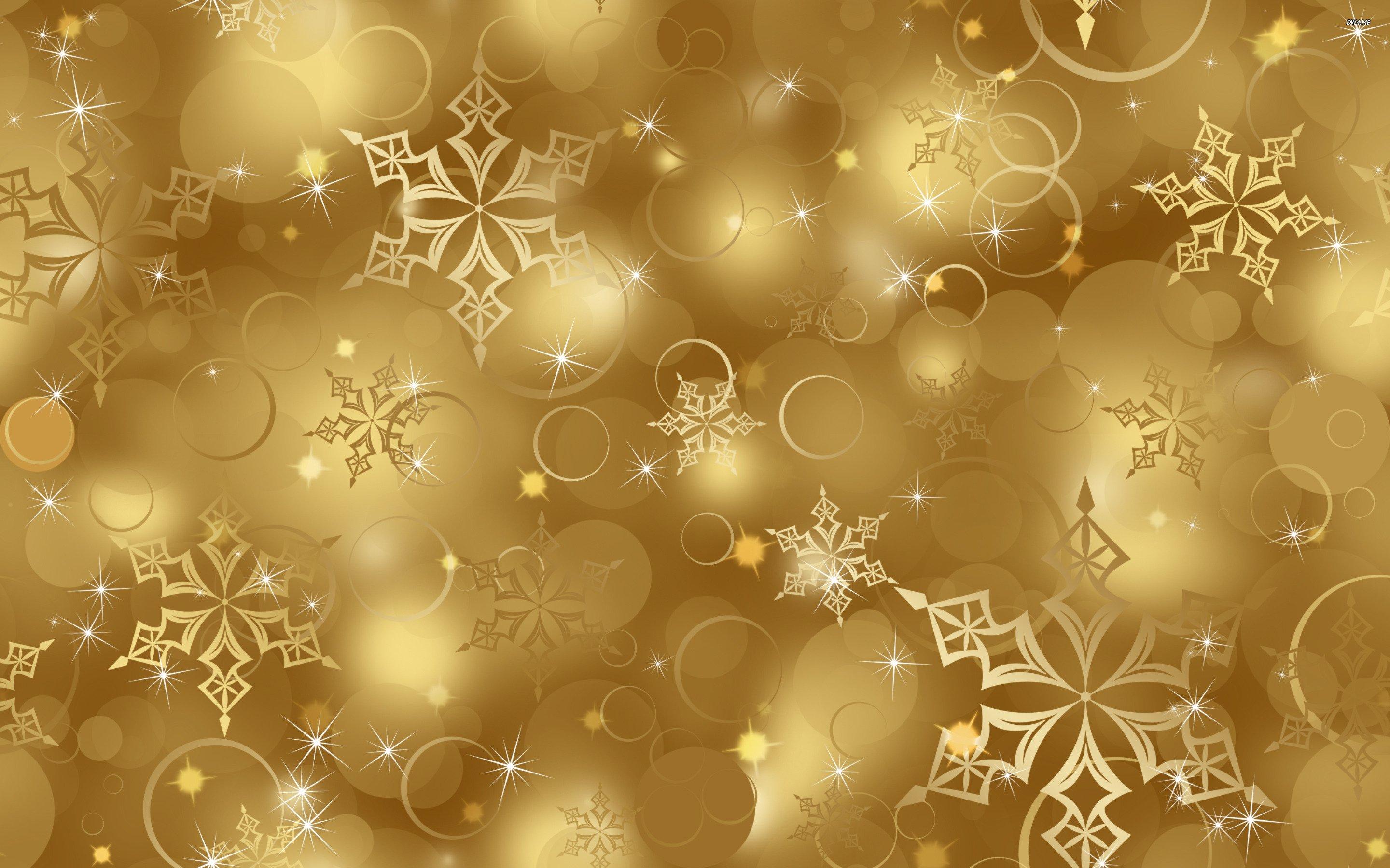 2880x1800 Blue And Gold Glitter Wallpaper