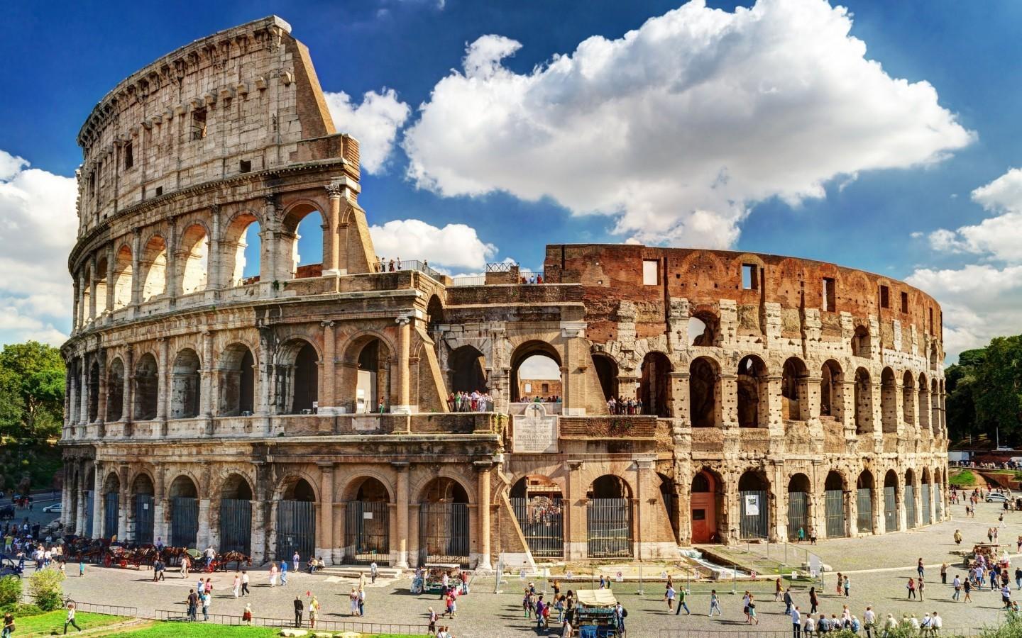 1440x900 Italy Rome, The Colosseum
