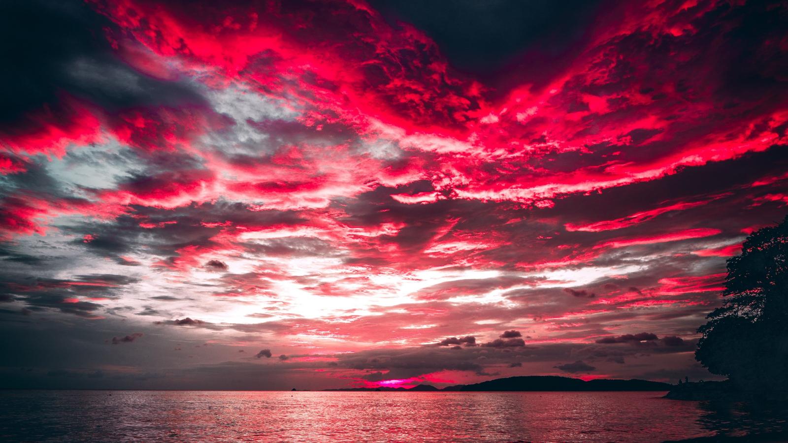 Red Sunset Wallpapers  Wallpaper Cave