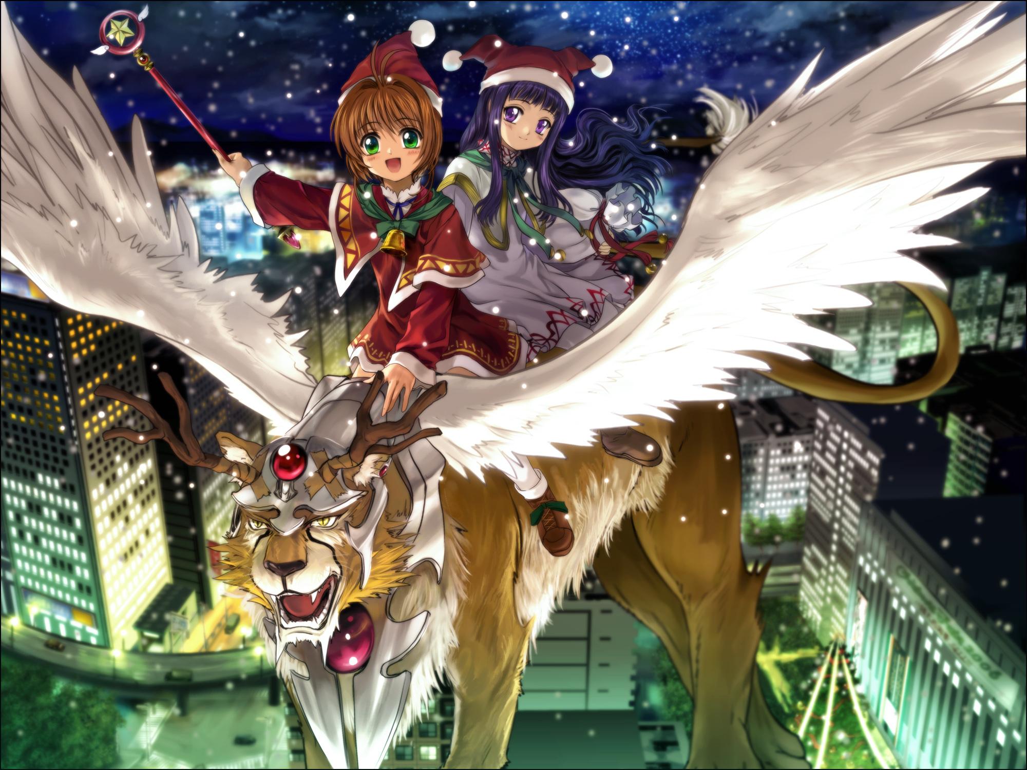 2000x1500 Cardcaptor Sakura Wallpaper Card Captor Christmas HD Wallpaper
