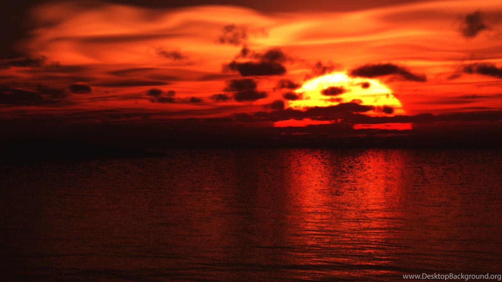 1600x900 Warm And Beautiful Sunset Wallpaper Hongkiat Desktop Background