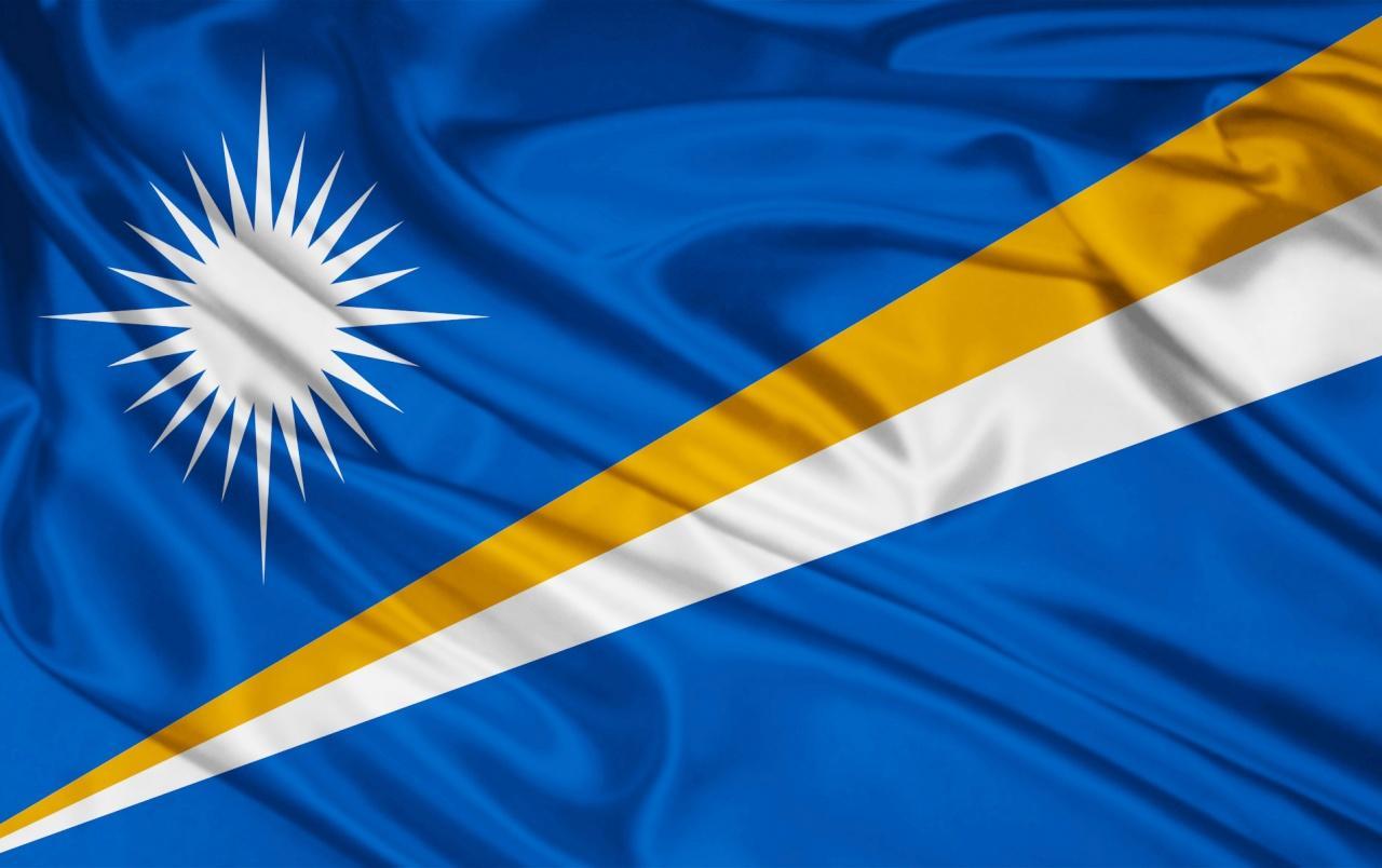 1280x804 Marshall Islands Flag Wallpaper