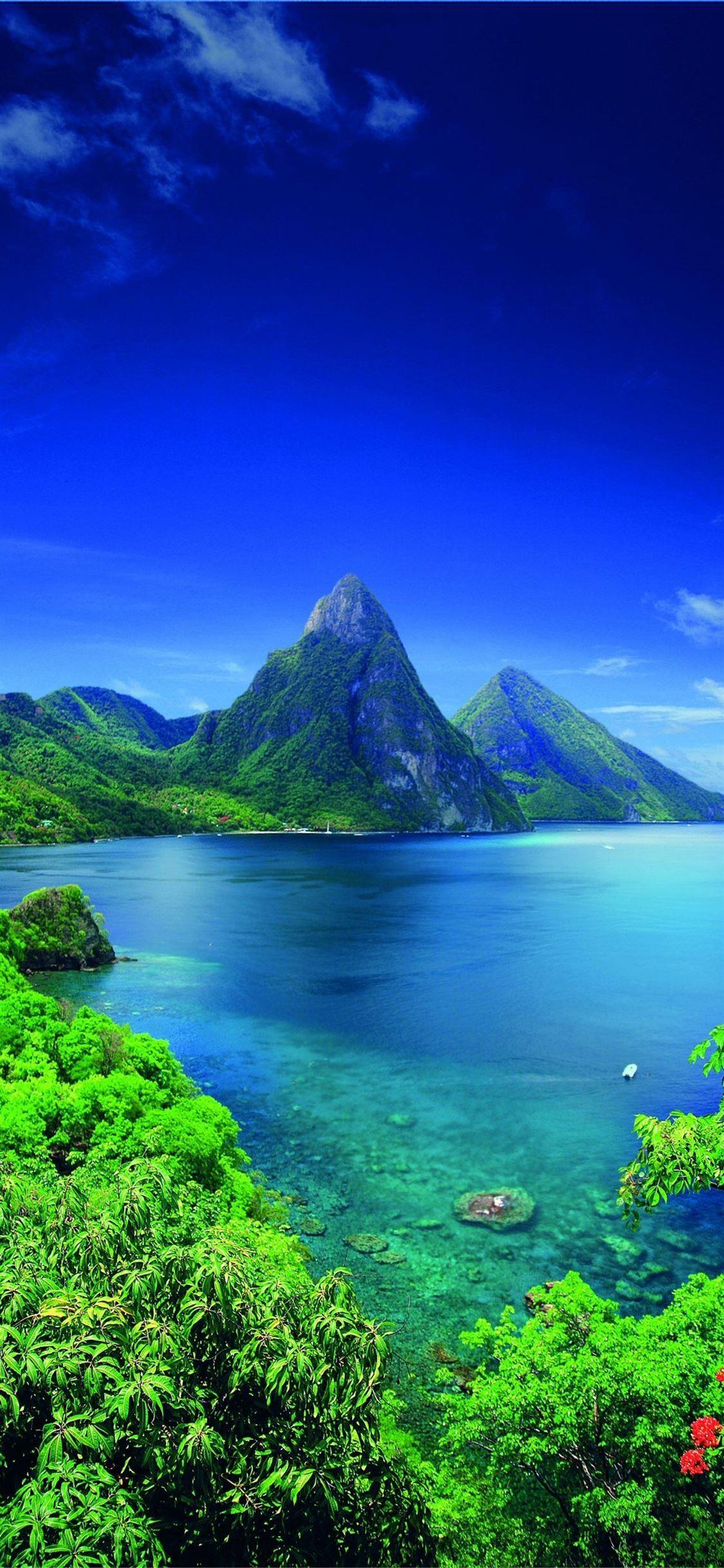 1125x2436 Best Saint lucia iPhone 11 HD Wallpaper