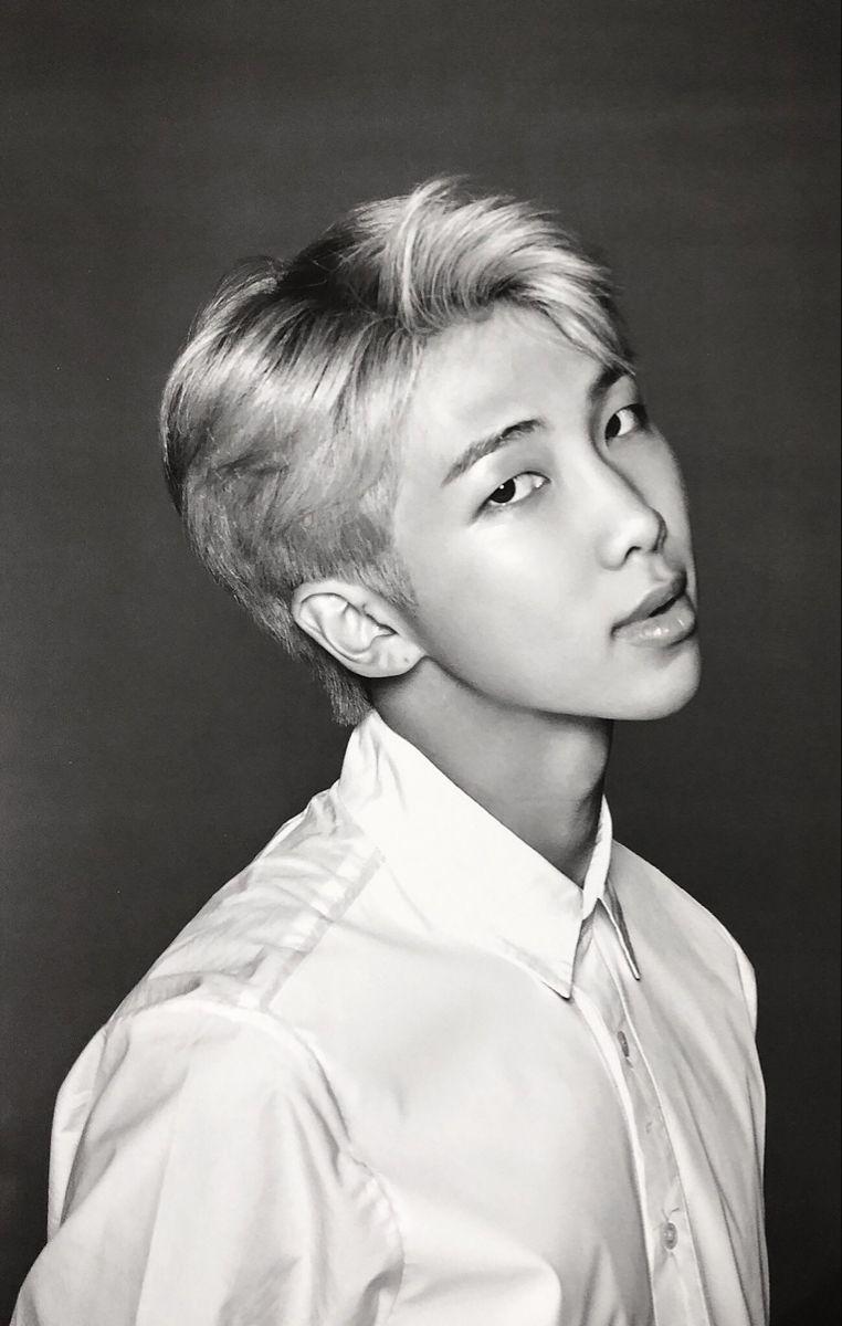 BTS RM Black and White Wallpapers - Top Free BTS RM Black and White ...