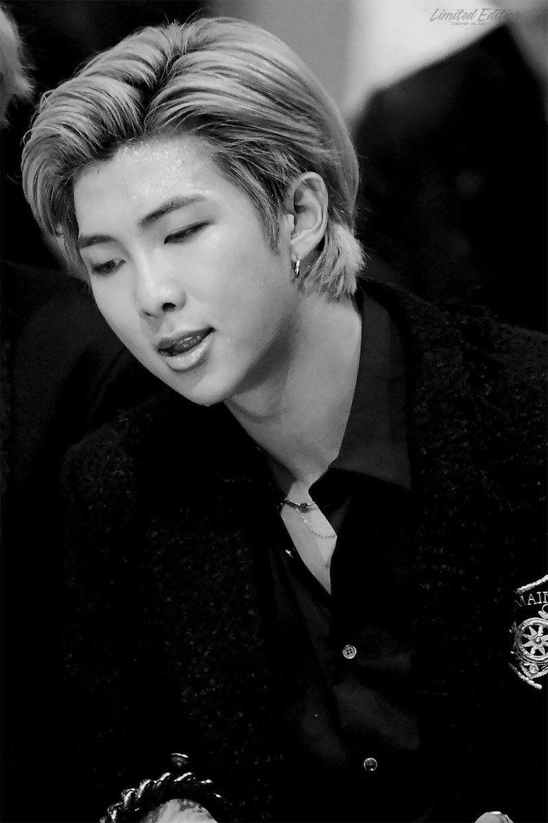 BTS RM Black and White Wallpapers - Top Free BTS RM Black and White ...