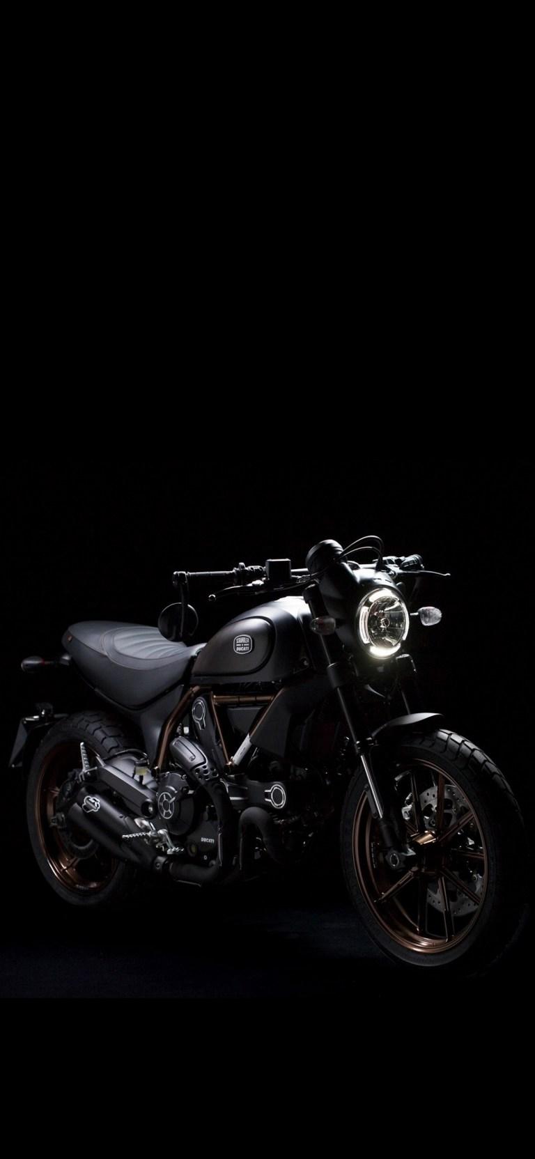 768x1664 DUCATI SCRAMBLER Black Wallpaper Download For Nokia C3