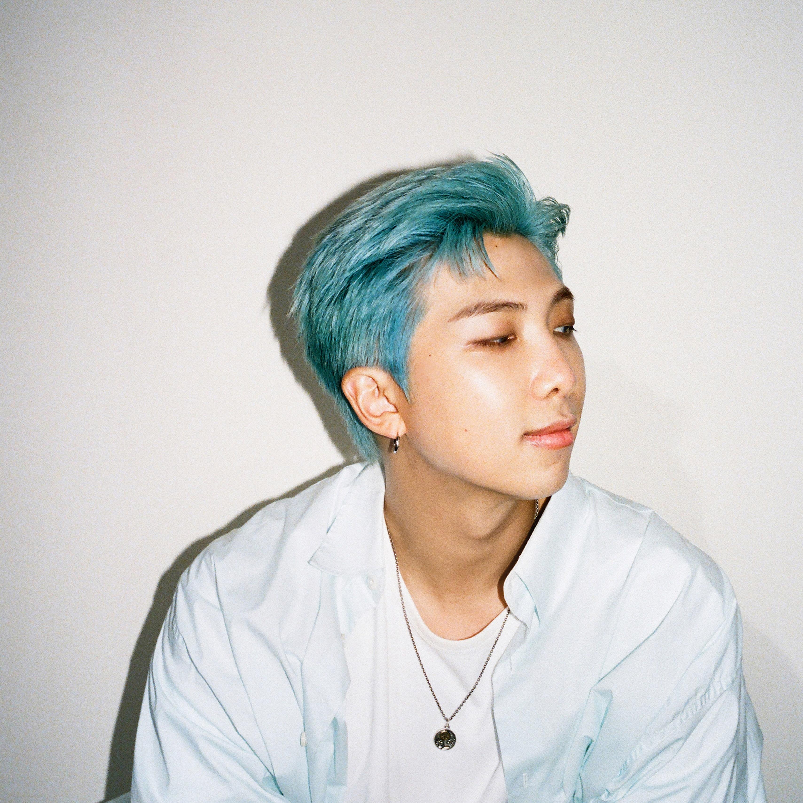 3417x3417 RM of BTS Has Pastel Blue Hair Again
