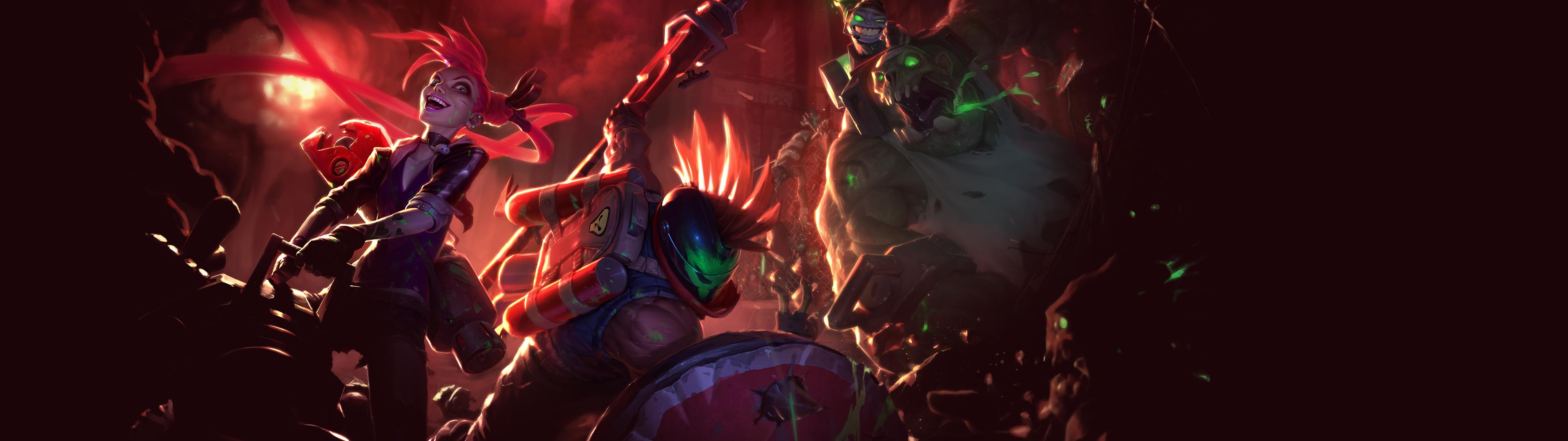 3840x1080 Slayer Jinx Wallpaper