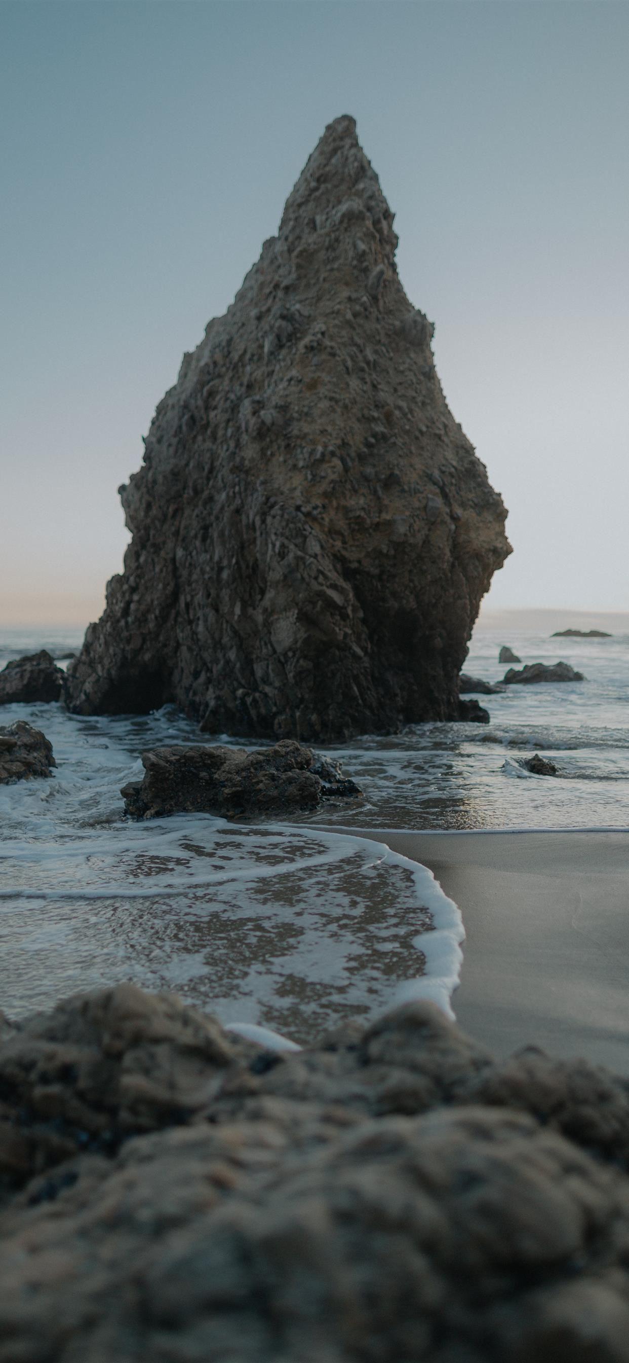 1242x2688 El Matador Beach Malibu iPhone X Wallpaper Free Download