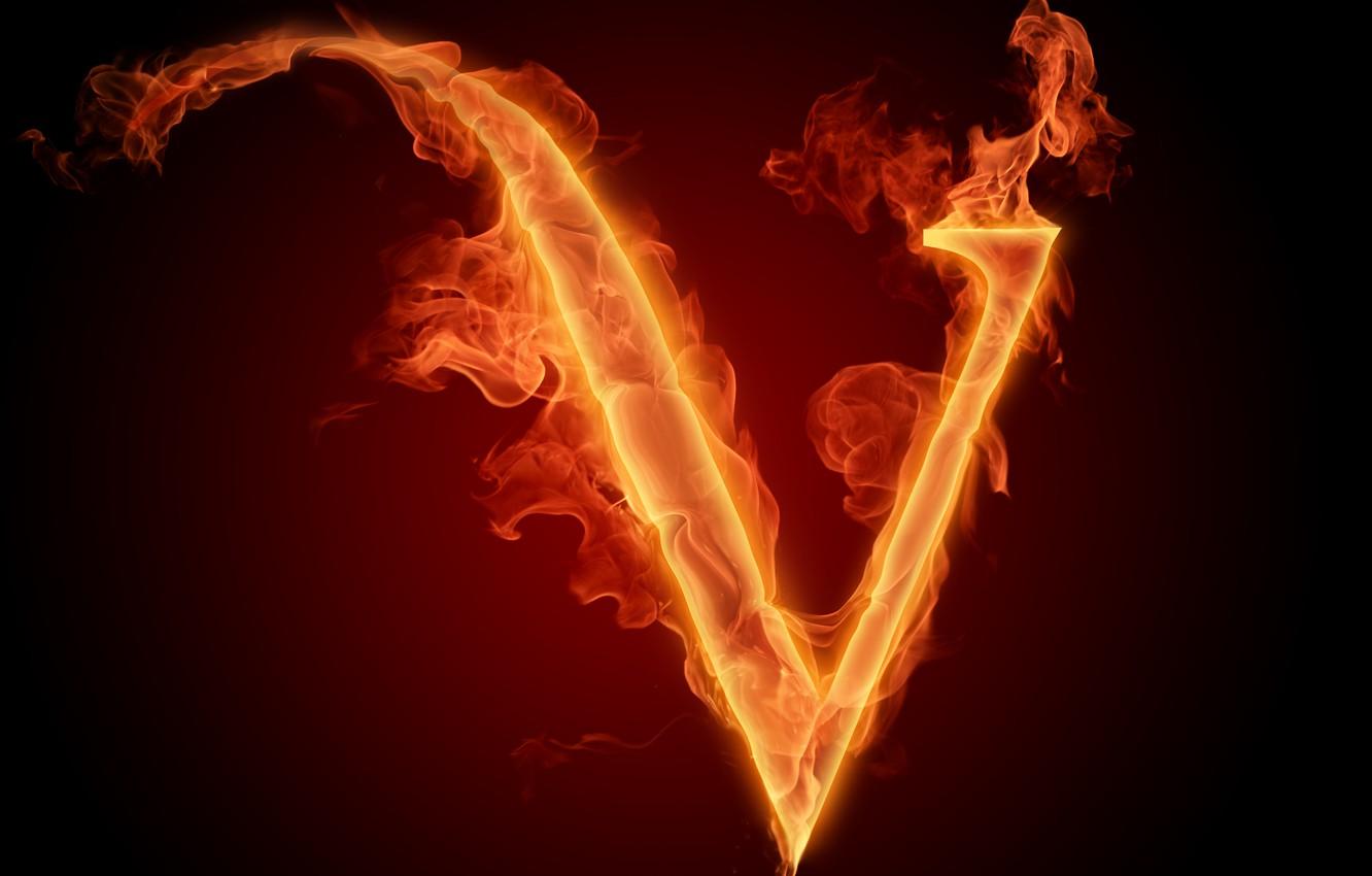 1332x850 Wallpaper fire, flame, letter, alphabet, Litera, latinika image for desktop, section абстракции