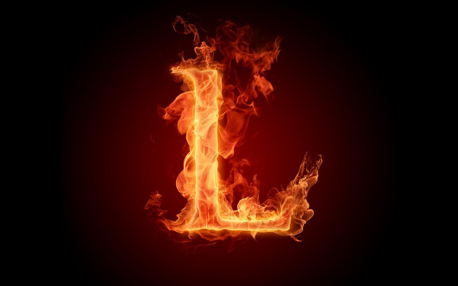 1920x1200 the fiery english alphabet picture l, 1920x1200 Wallpaper HD / Desktop and Mobile Background