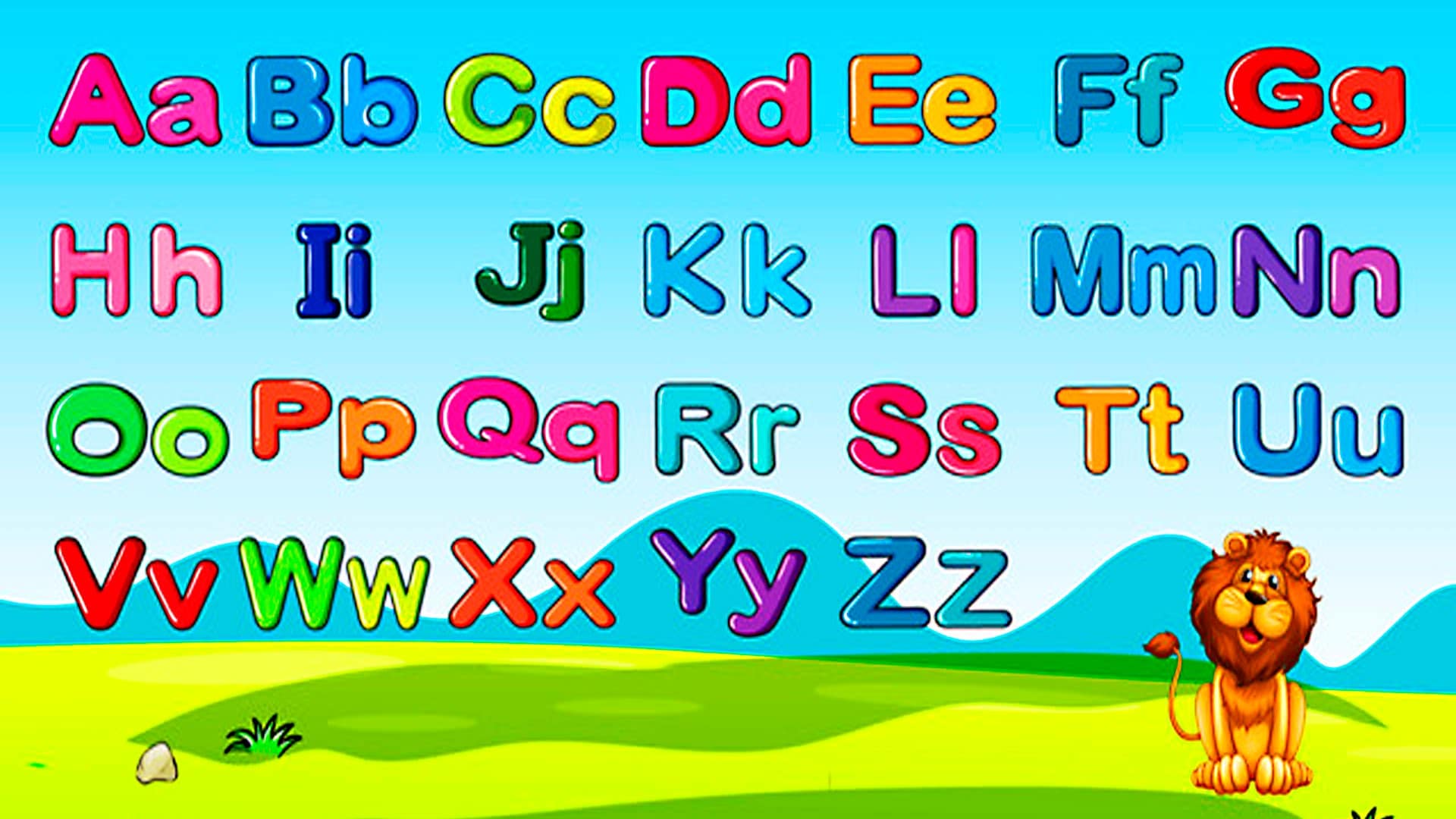 1920x1080 Kids English Alphabet