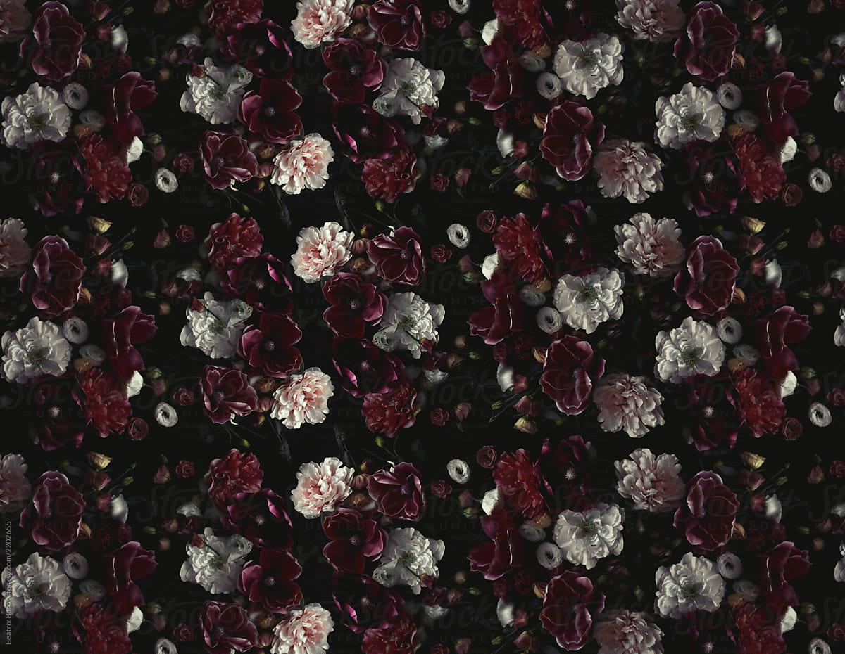 1200x930 Vintage Floral Wallpaper by Beatrix Boros, Vintage