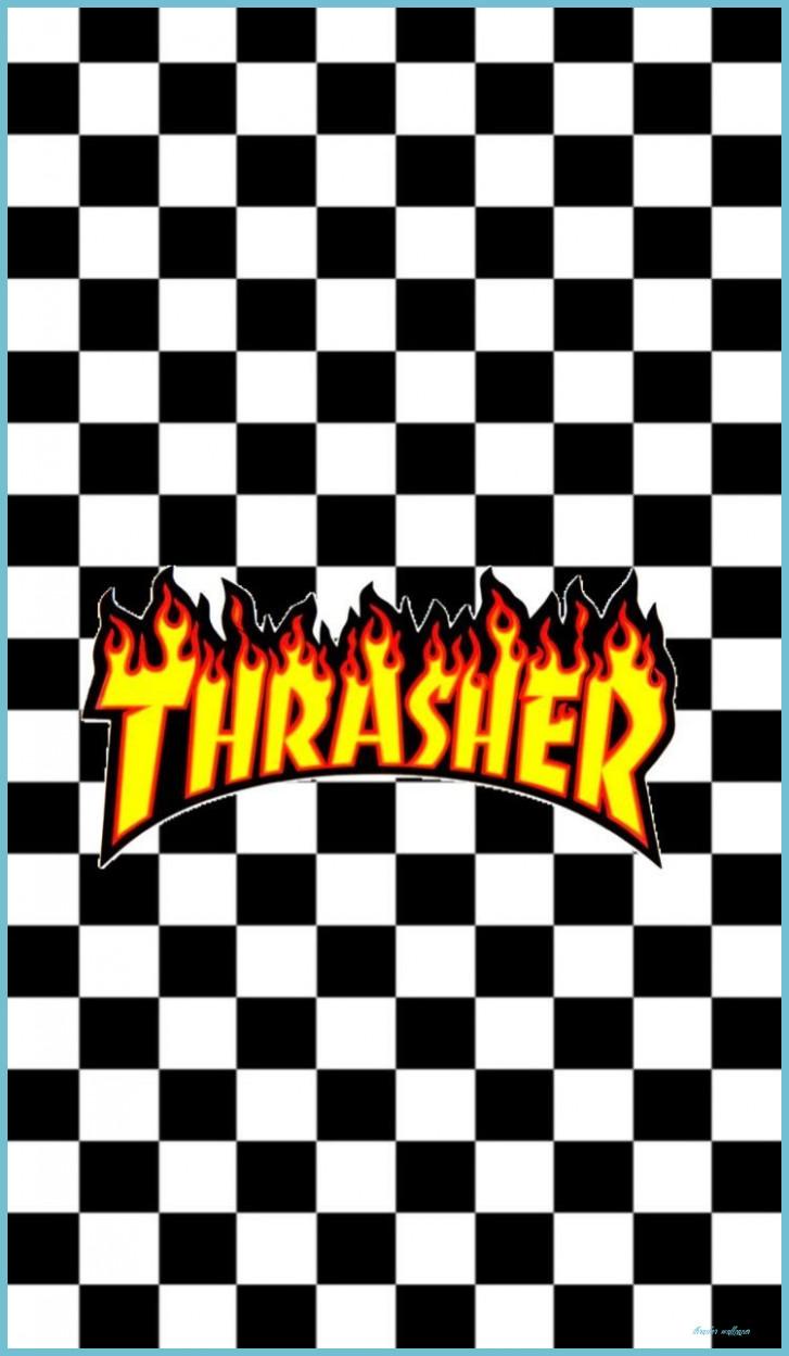 727x1249 Checkered Thrasher Wallpaper On WallpaperDog