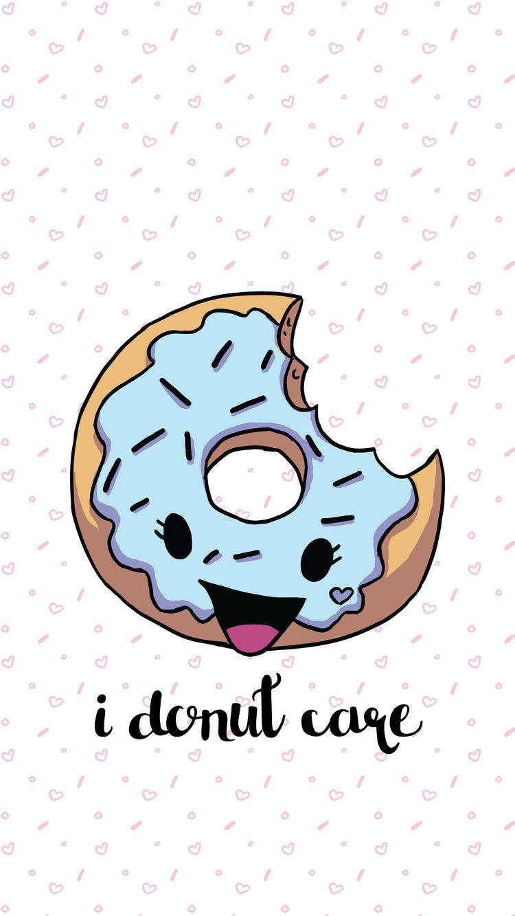 750x1333 I Donut Care Wallpaper