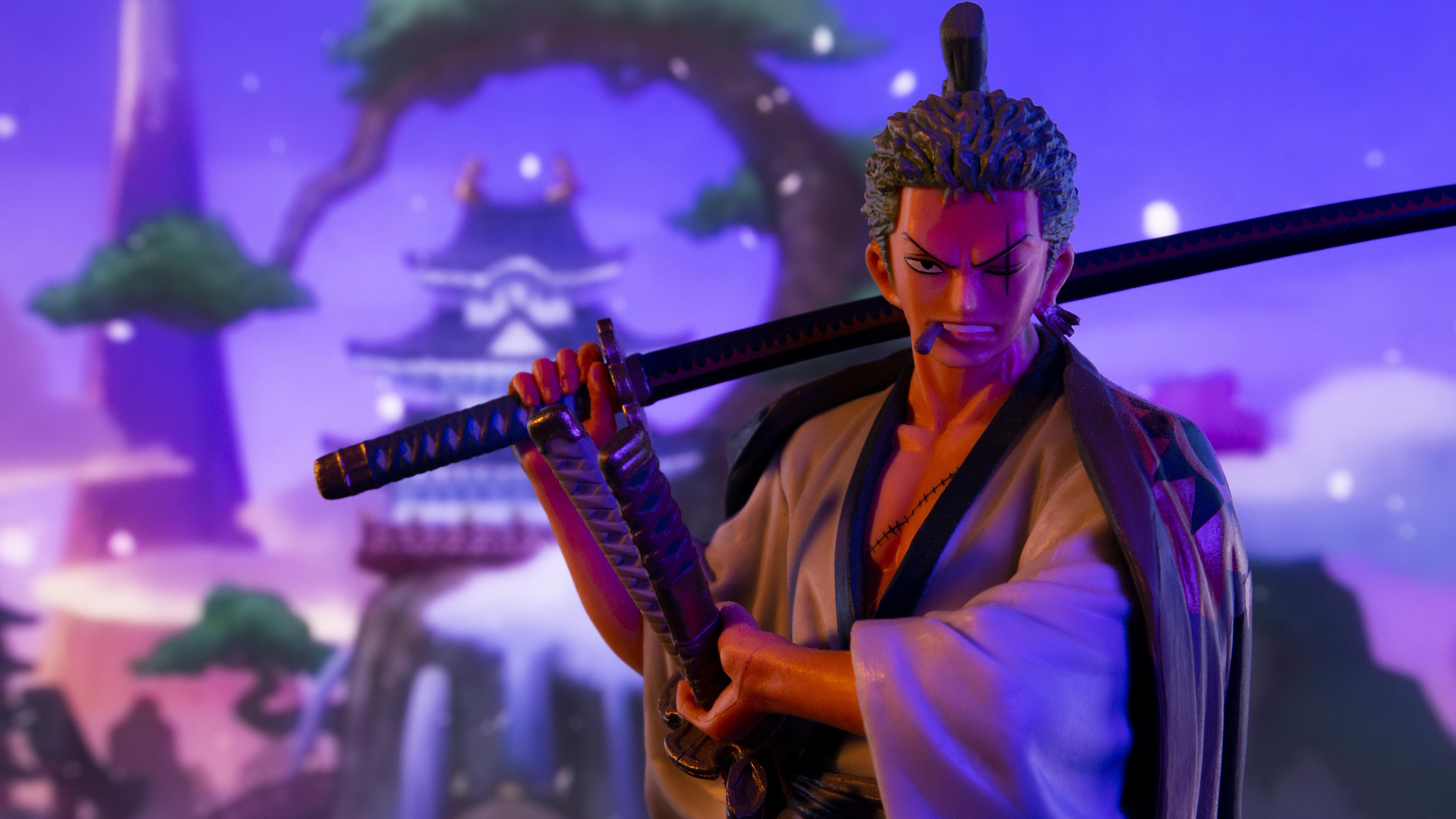 5399x3037 Zoro in Wano (It's in 16:9 Format if you want for wallpaper)
