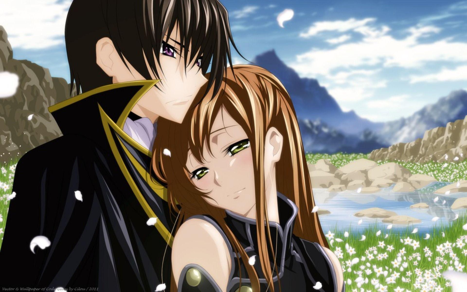 1920x1199 Romantic Anime Couples Wallpaper